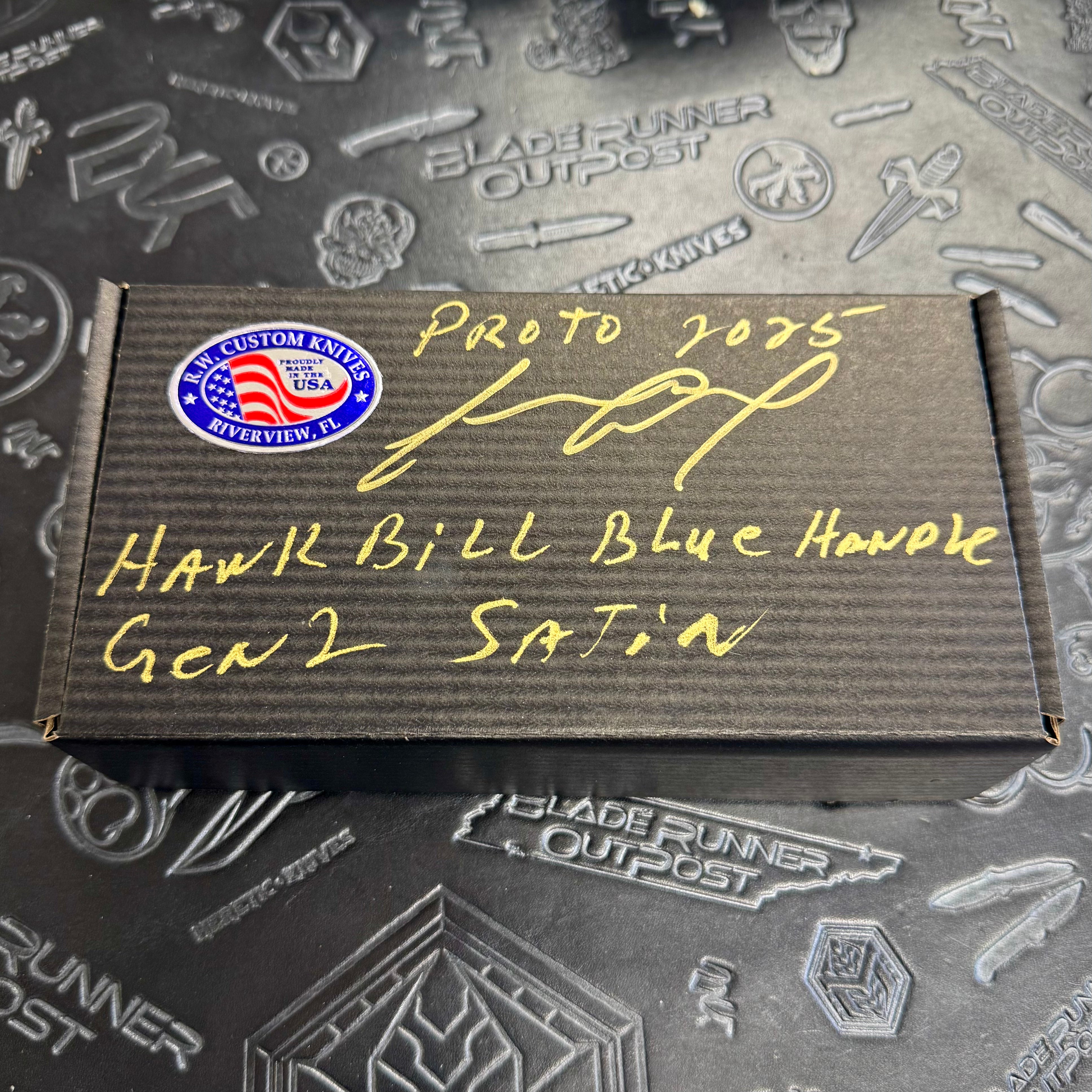 Reese Weiland x Todd Smith Hawkbill Gen2 Proto - Blue - Satin/Rockground Nitro-V