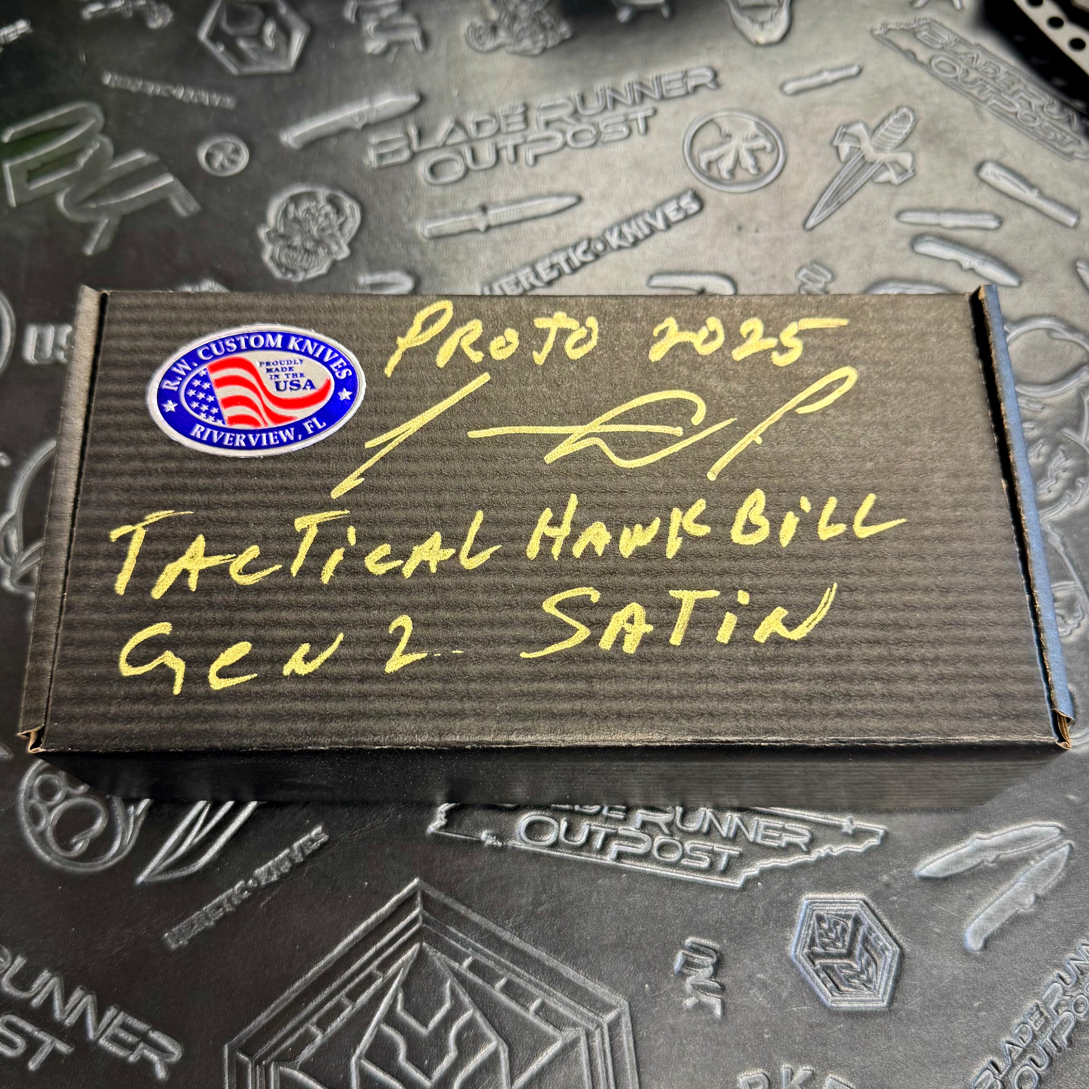 Reese Weiland x Todd Smith Hawkbill Gen2 Proto - Black - Black Tactical/Rockgrind Nitro-V