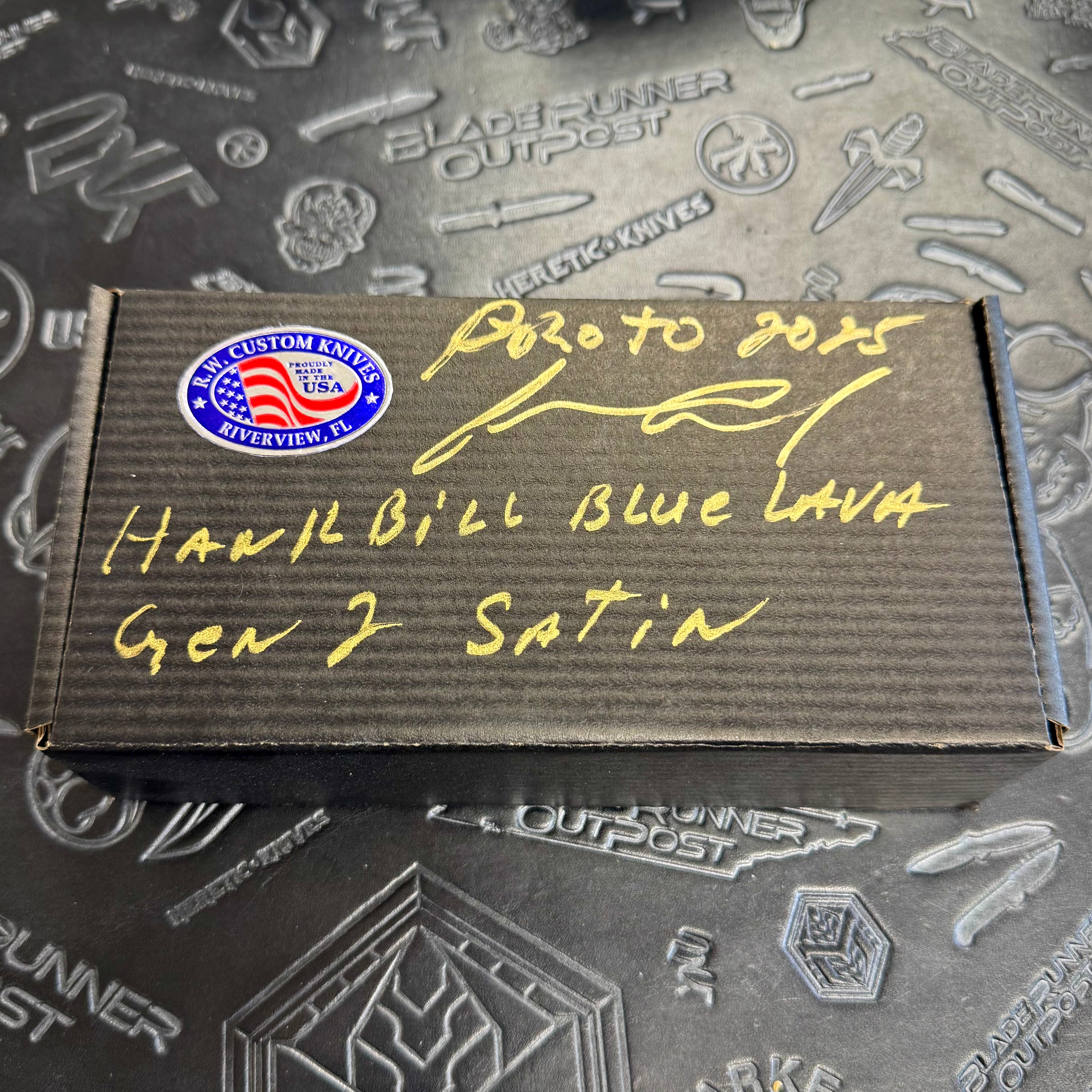 Reese Weiland x Todd Smith Hawkbill Gen2 Proto - Blue Lava - Satin/Rockgrind Nitro-V