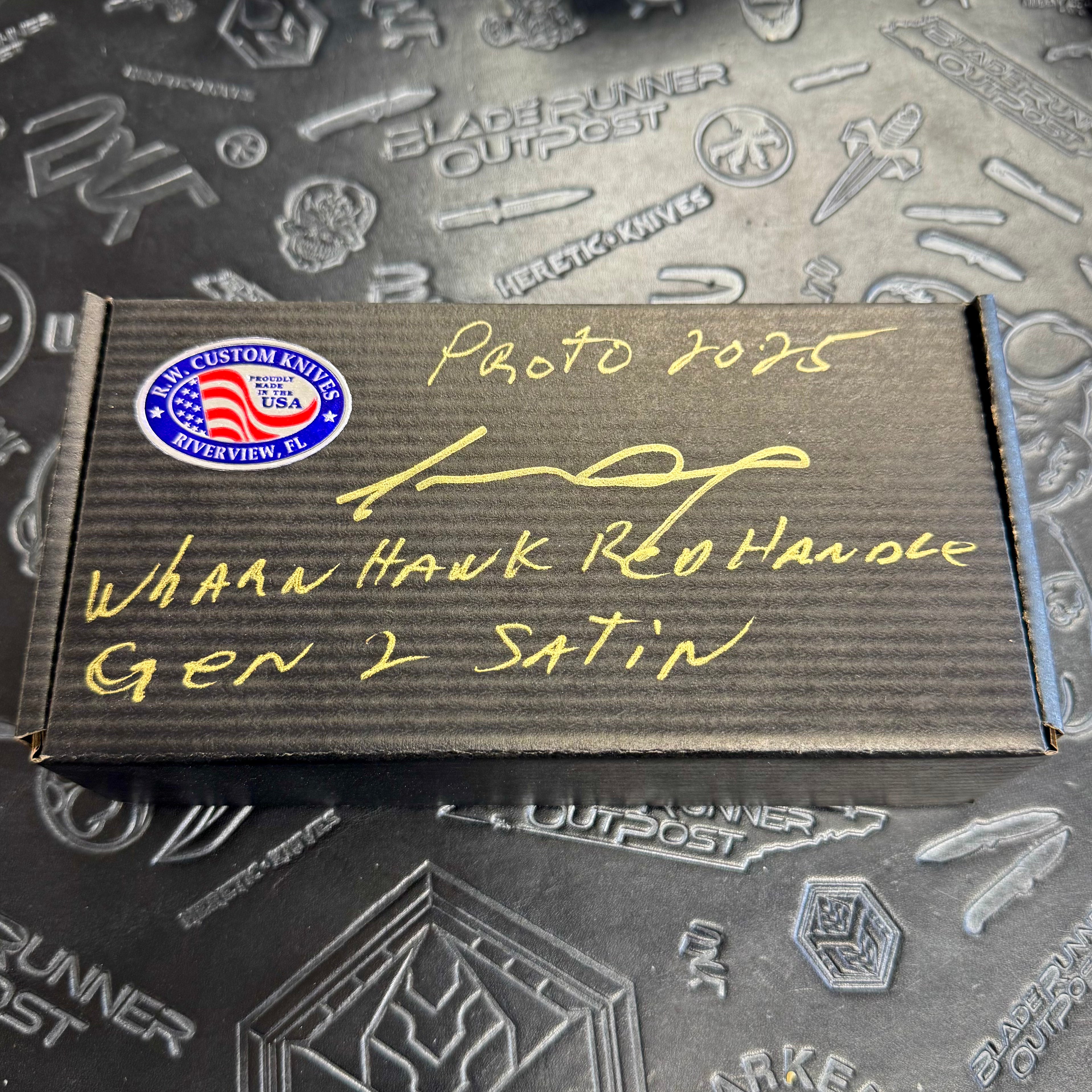 Reese Weiland x Todd Smith Wharnhawk Gen2 Proto - Red - Satin/Rockgrind Nitro-V