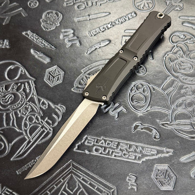 Marfione Custom Combat Troodon Gen 3 Prototype - Single Edge - Stonewash - 1 of 2 made