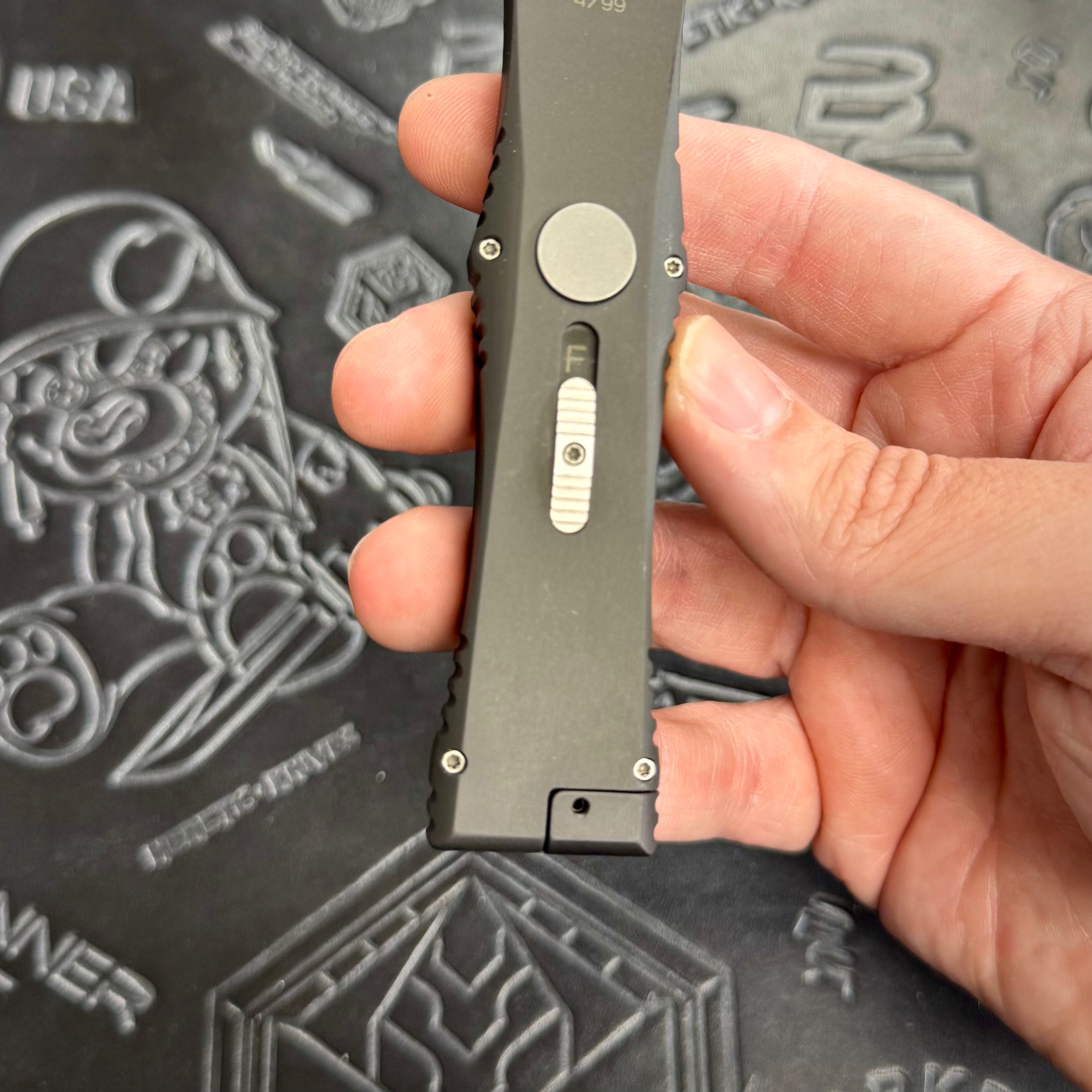 Microtech Nemesis III - Brend Grind Hand Satin - Partial Serrate - S/N: 737