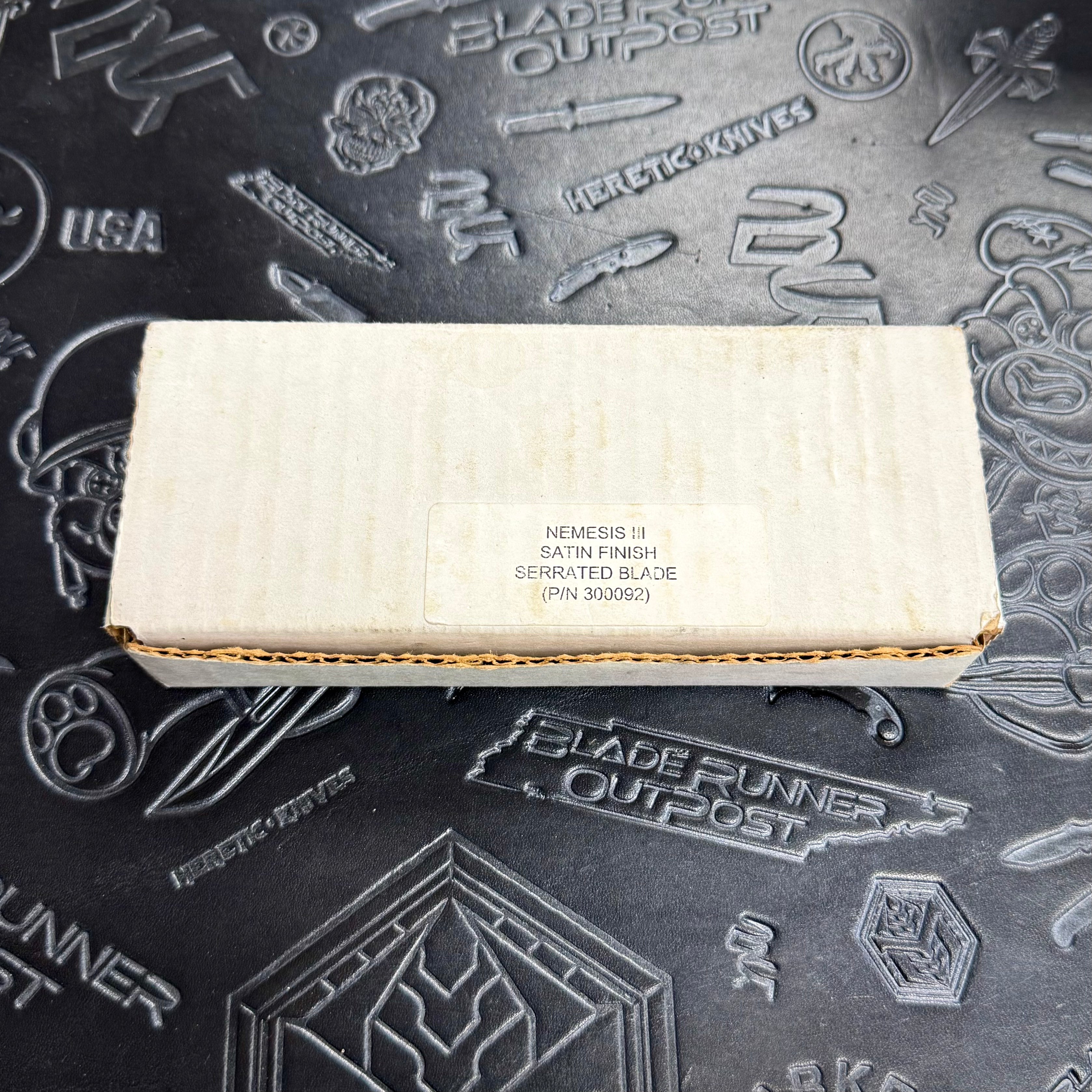 Microtech Nemesis III - Brend Grind Hand Satin - Partial Serrate - S/N: 737