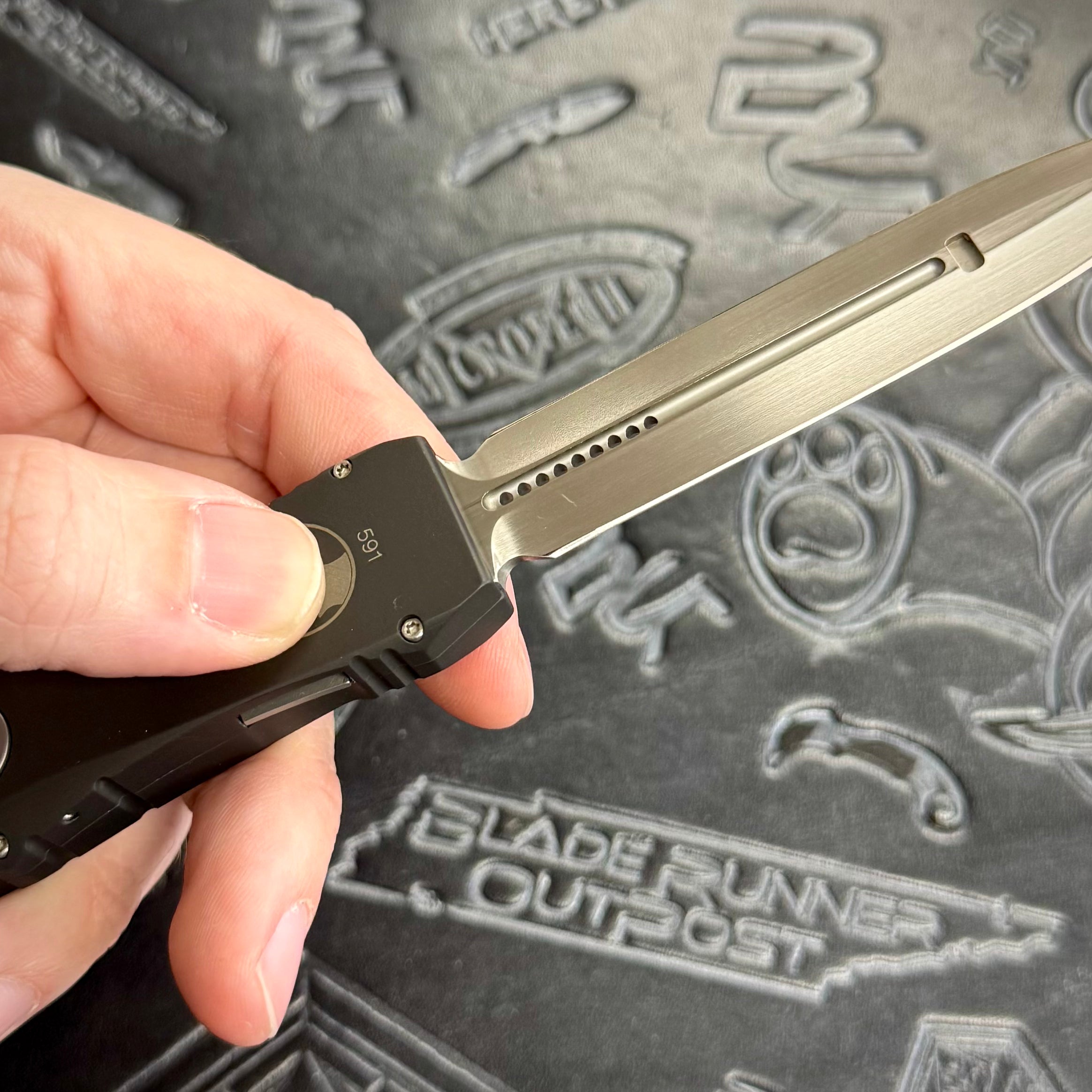 Microtech Nemesis III - Brend Grind Hand Satin - S/N: 591 *NO BOX*