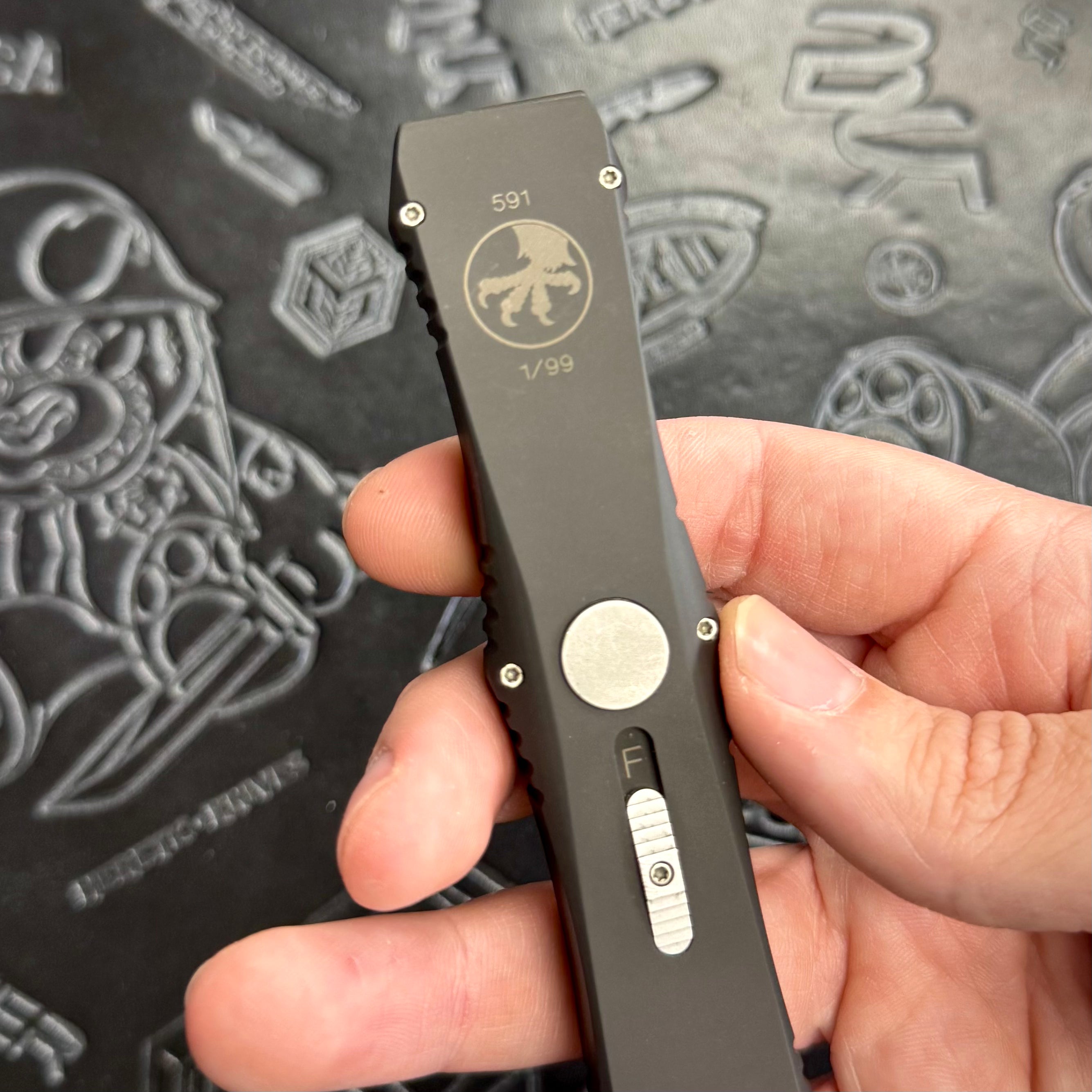 Microtech Nemesis III - Brend Grind Hand Satin - S/N: 591 *NO BOX*