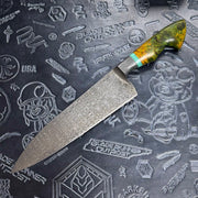 Jason Knight Hand Forged Damascus Kitchen Knife