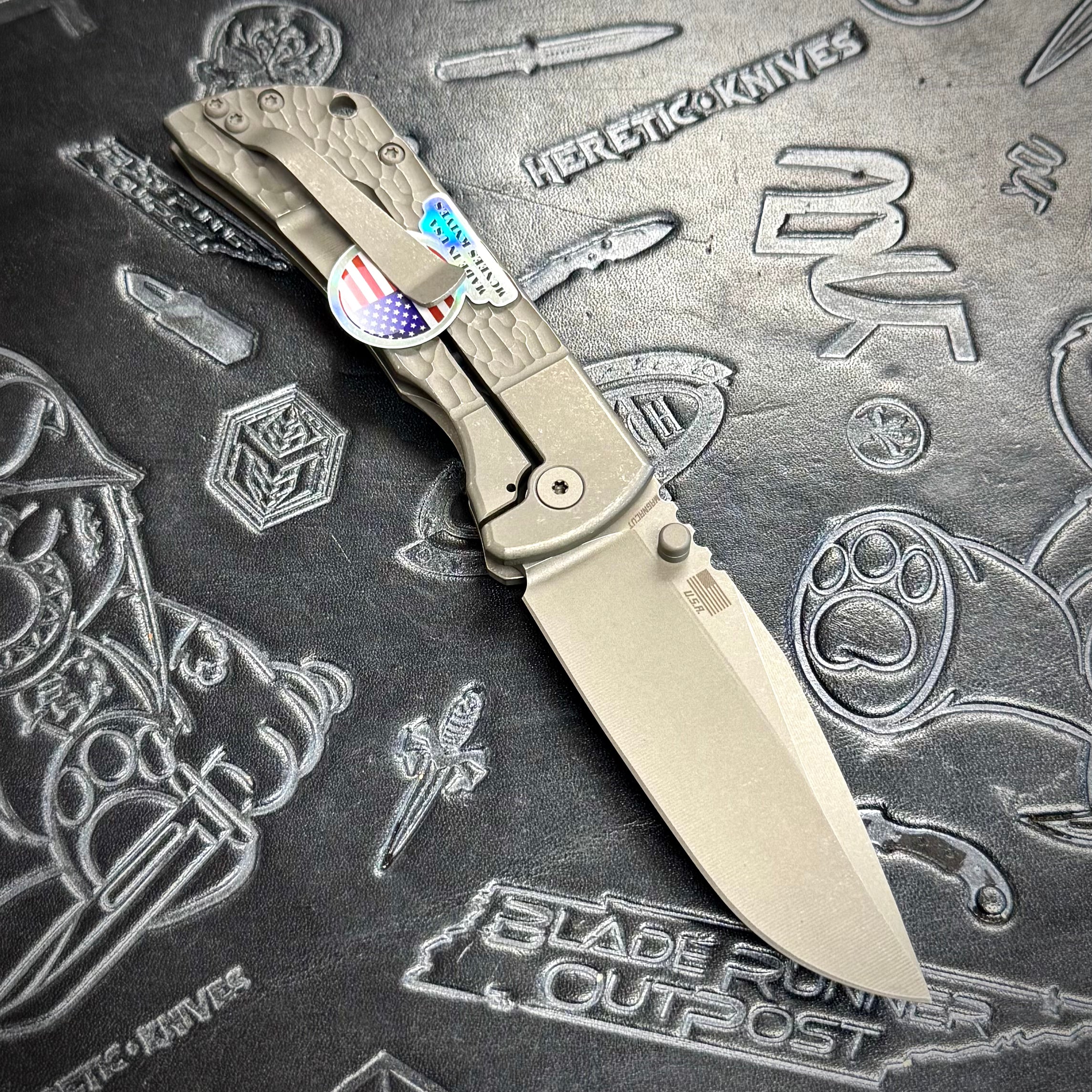 McNees Knives PM Mac 2 3.5” Gen2 Spearpoint - Atomic Jigged Bolster