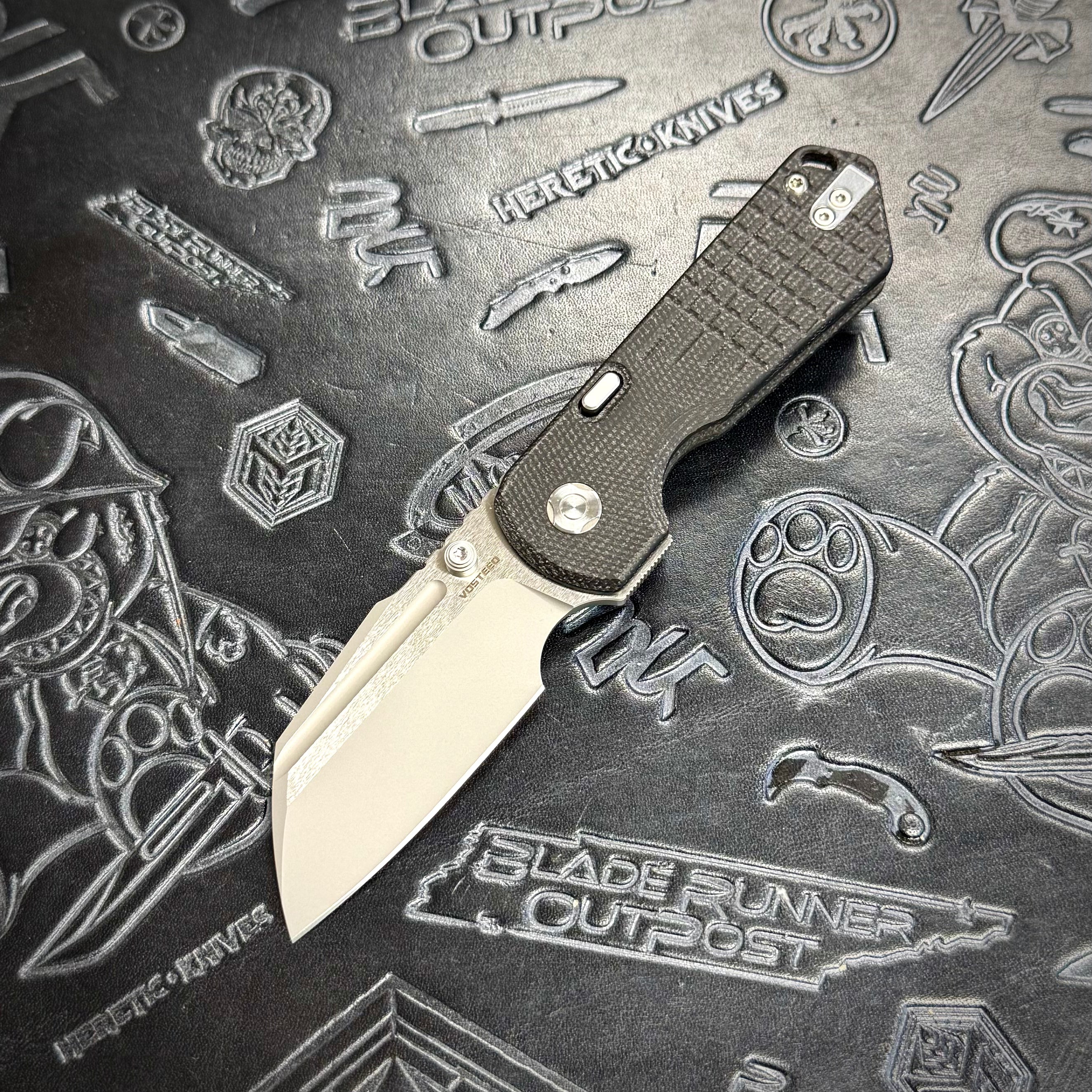 Vosteed Hedgehog - Black Micarta - Beadblast S35VN - A1303