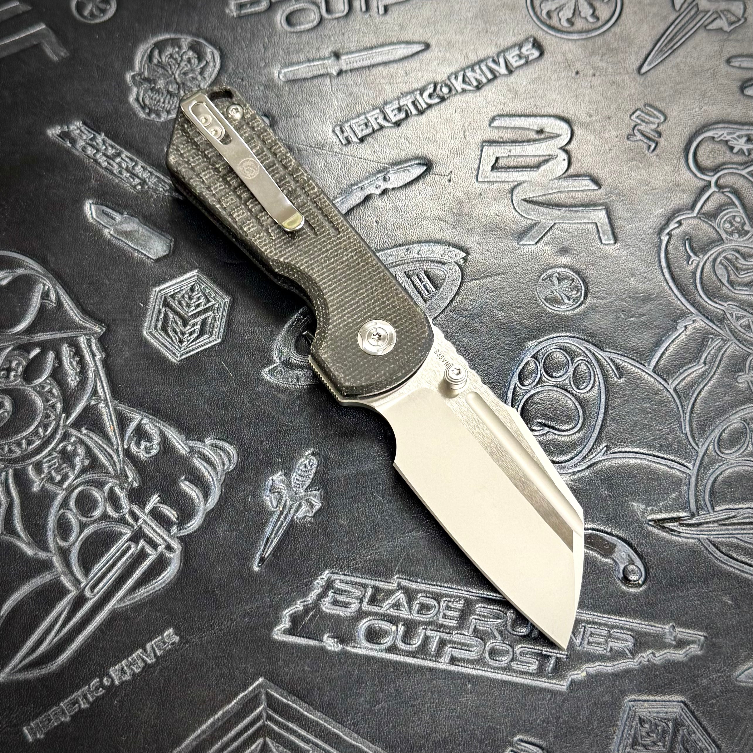 Vosteed Hedgehog - Black Micarta - Beadblast S35VN - A1303