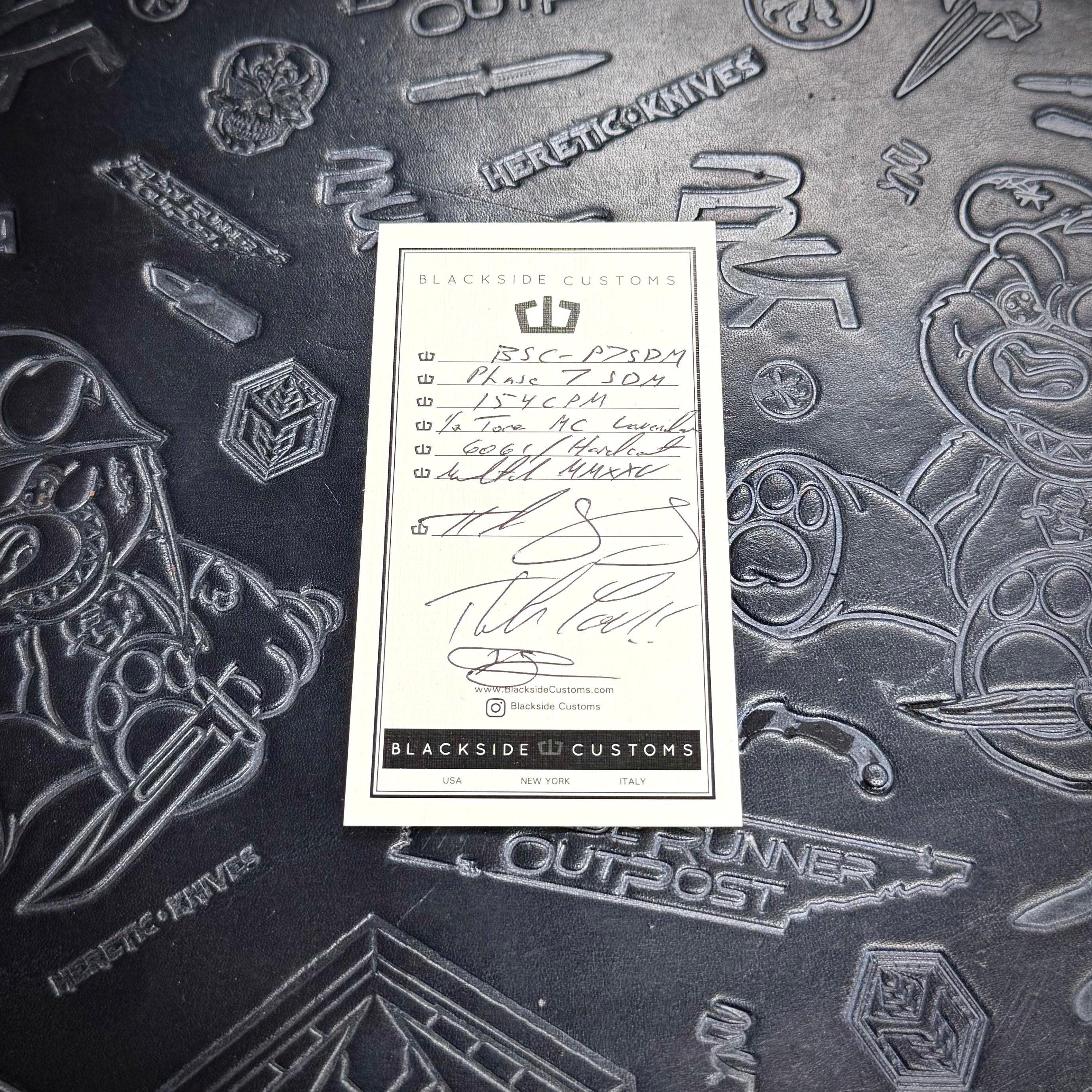 Blackside Customs - Phase 7 SDM - 1/2 Tone Lavender Camo 154CM- 6061 Hard Coat aluminum