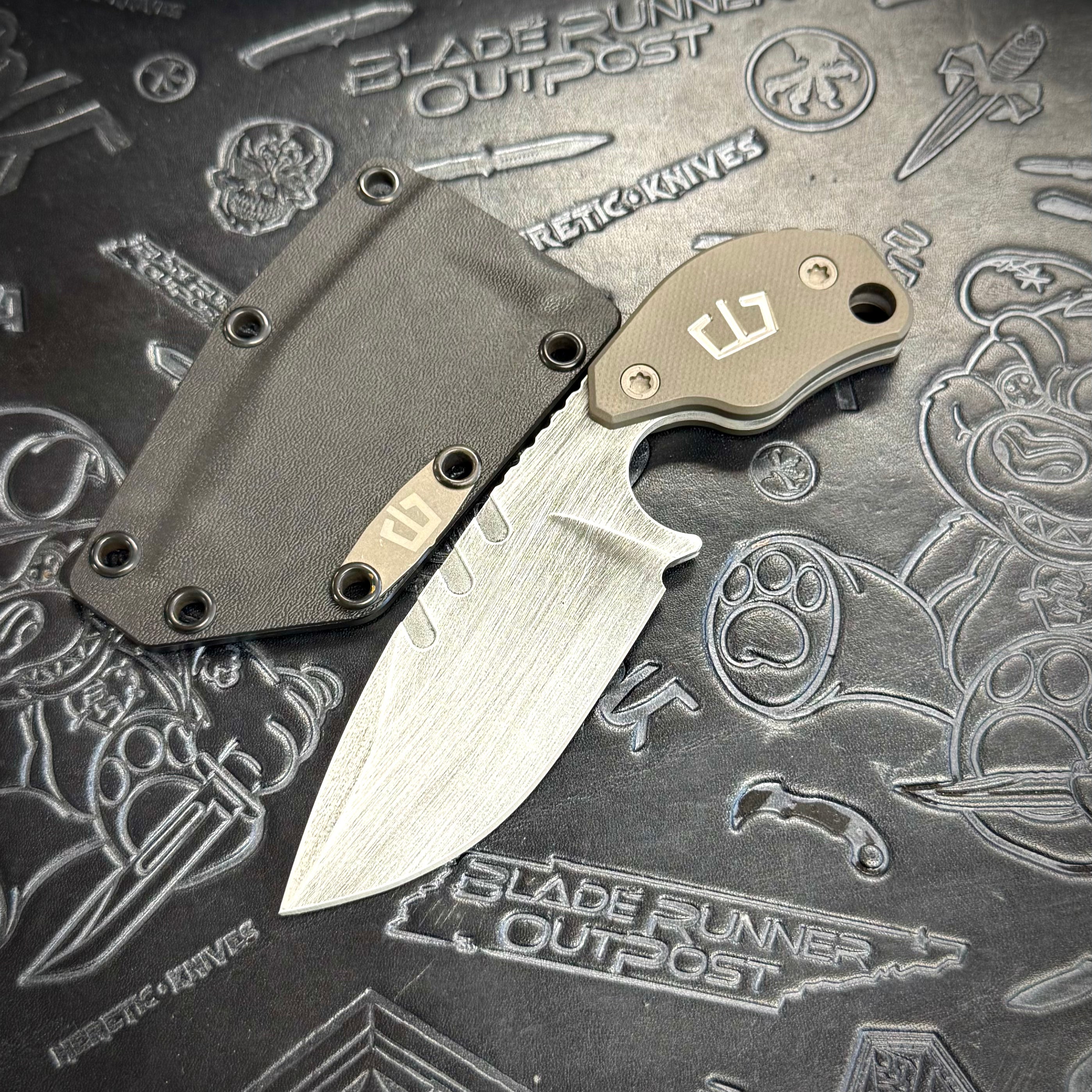 Blackside Customs x Strider - SLCC - Stormshadow finish Magnacut- Titanium scales