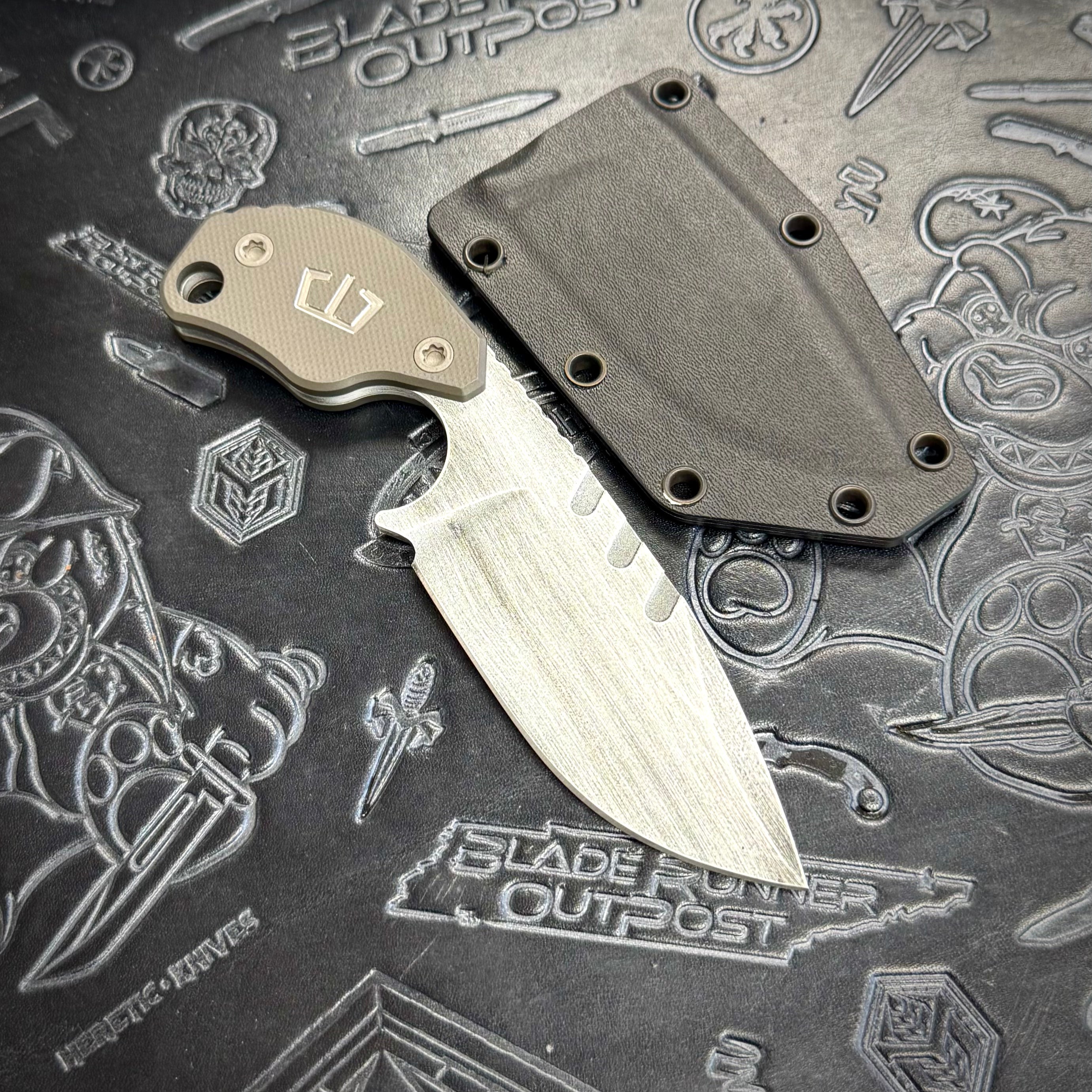 Blackside Customs x Strider - SLCC - Stormshadow finish Magnacut- Titanium scales
