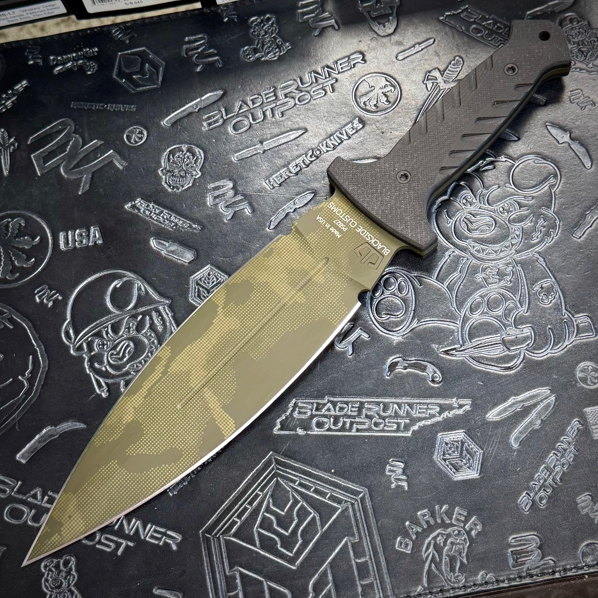 Blackside Customs - Fairgate - 1/2 Tone Camo PSF-27 - Black G10