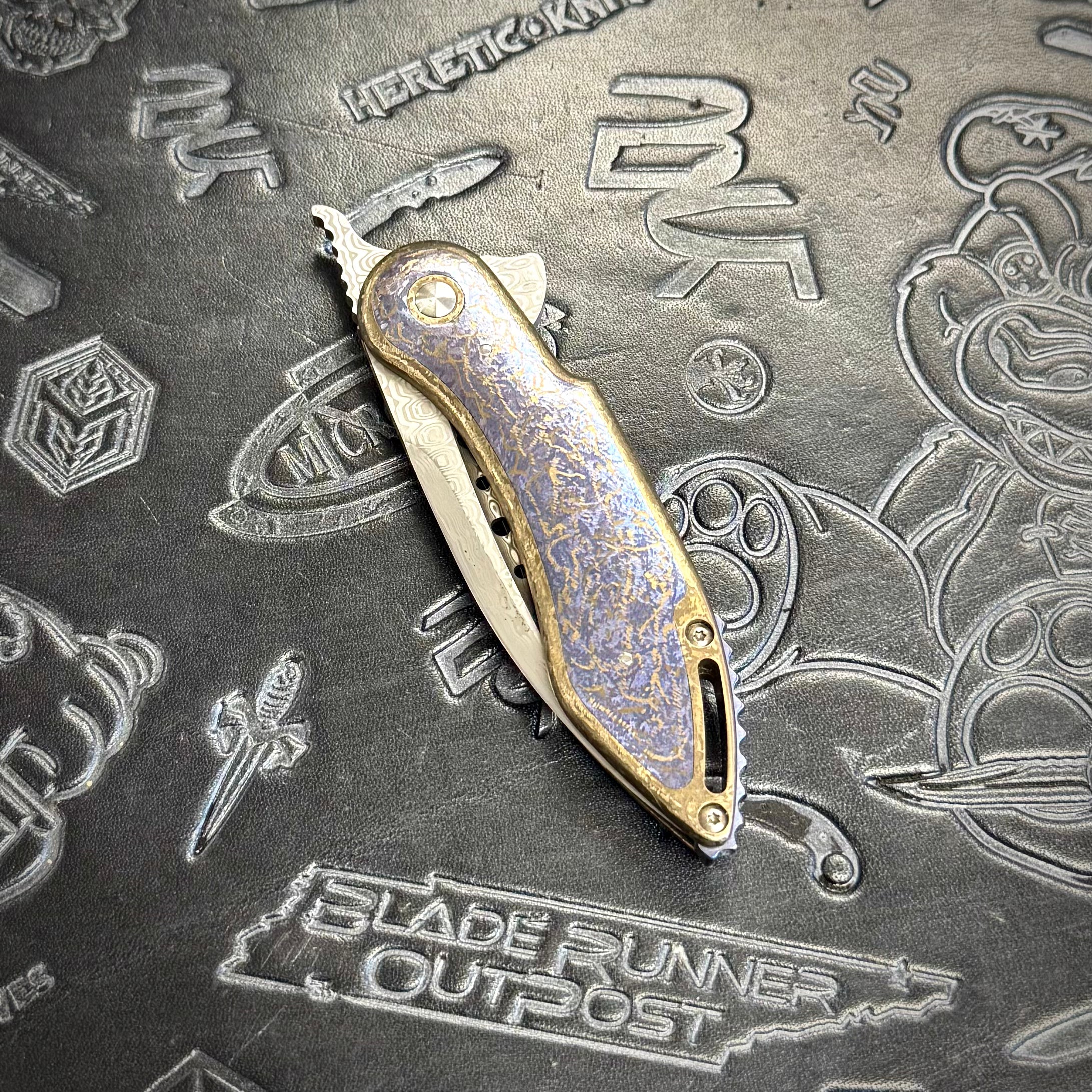 Todd Begg Glimpse Friction Folder - Damasteel