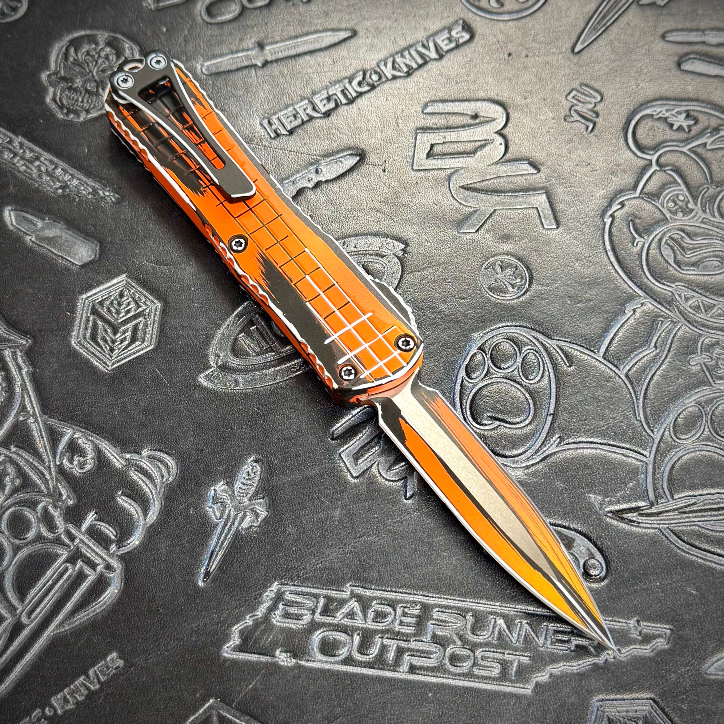 Heretic Manticore E - Double Edge Orange Cel Shade