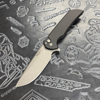 Protech Mordax MX101 - Black handle - Stonewash Magnacut