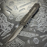 Microtech Scarab 2 Gen3 - Black - Black Tactical D/E-S - Scarab II Gen III - 1180-1 T