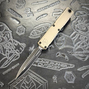 Microtech Ultratech ZBP - Natural Clear - Black Tactical D/E 1122-1 NC