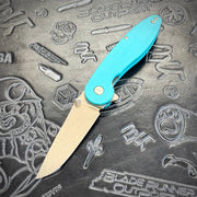 American Bladeworks Model 1 V7 - Tiffany Blue G10 - Magnacut