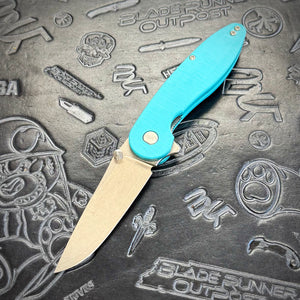 American Bladeworks Model 1 V7 - Tiffany Blue G10 - Magnacut