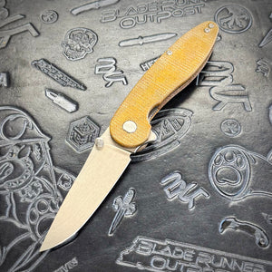 American Bladeworks Model 1 V7 - Natural Micarta - Magnacut