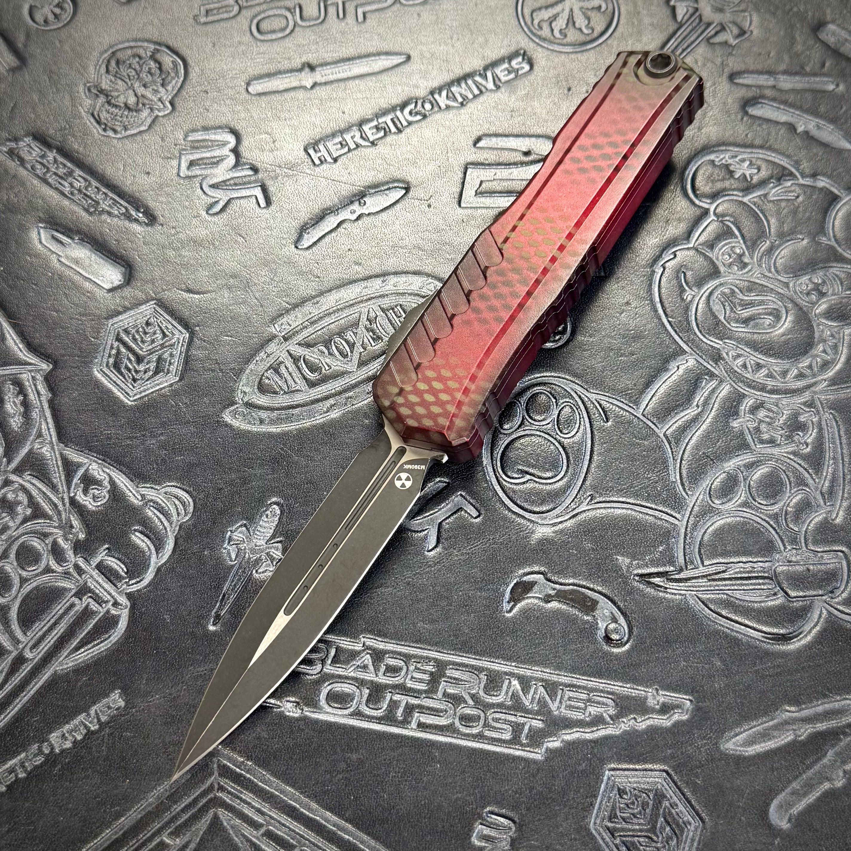Microtech Cypher II Signature Series - Red X-51 - Standard