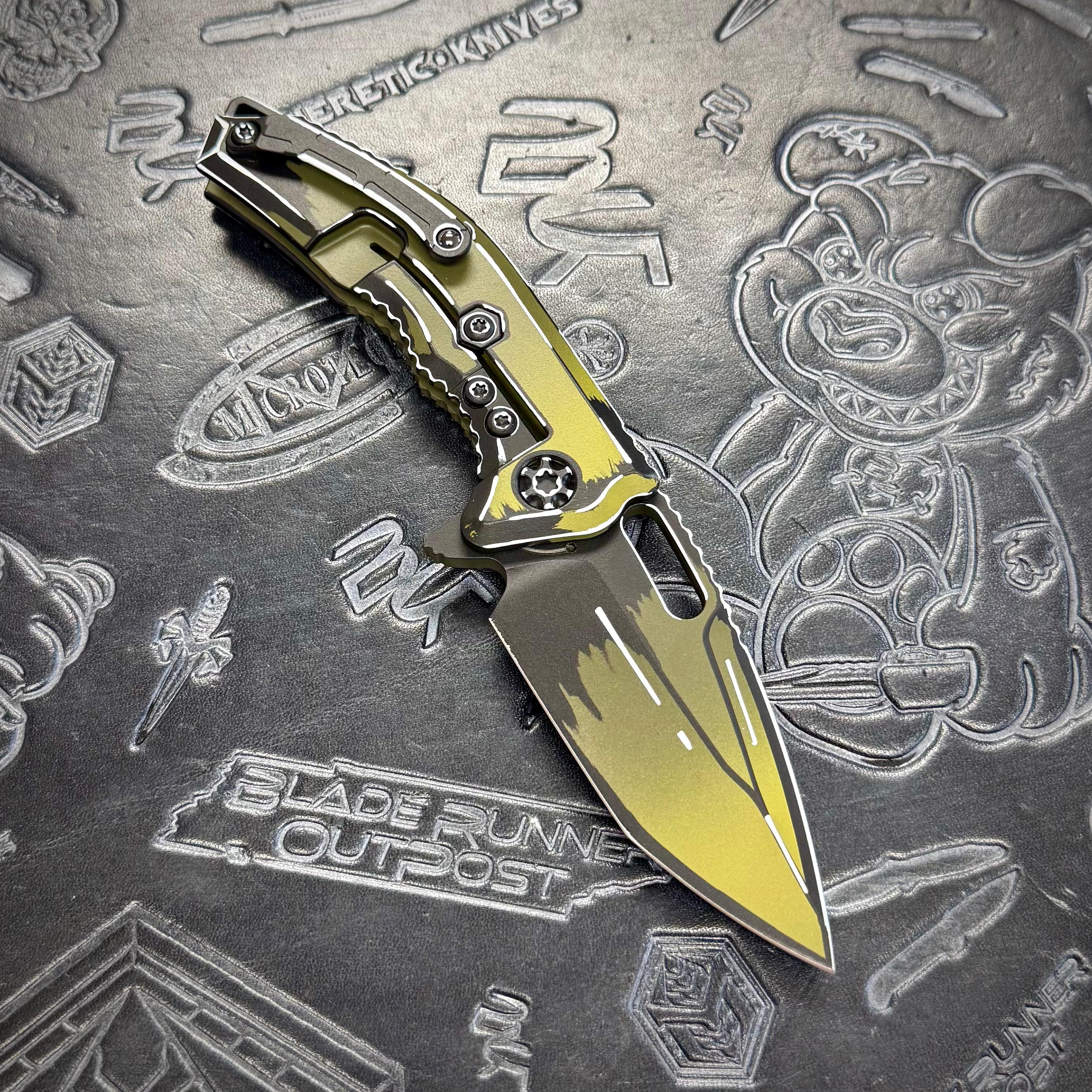 Heretic Medusa Manual Tanto - OD Green Cel-Shading H009-CS-OD
