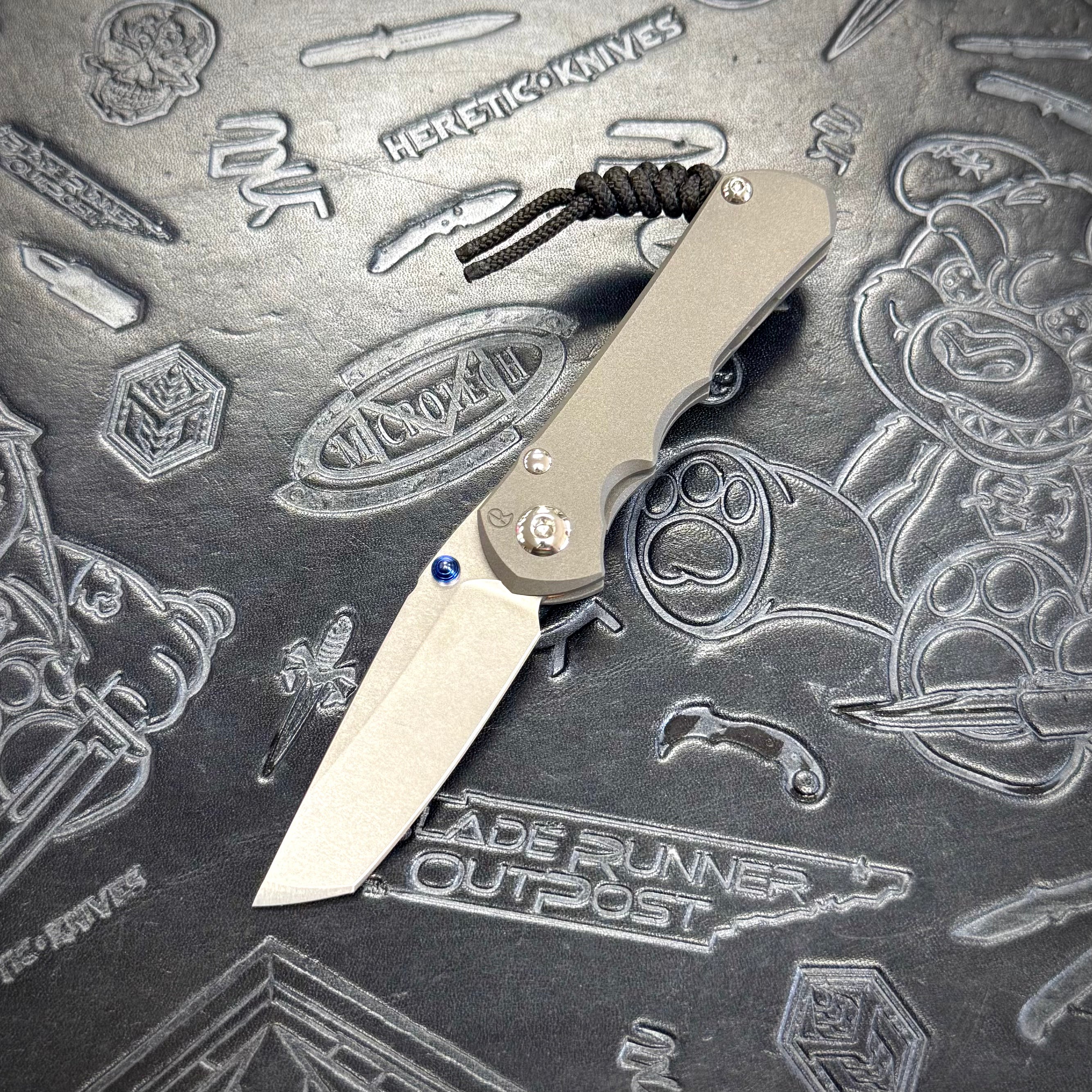 Chris Reeve Small Inkosi - Plain Titanium - Tanto - Stonewash Magnacut