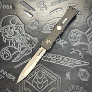 Microtech Vintage Nemesis III - Hand Satin partial serrate / Brend Grind - 01/99 build