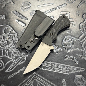 Attn2Detail Mercantile Lil Pecker - Double Divot Black G10 - Western Tanto - Stonewash S35VN