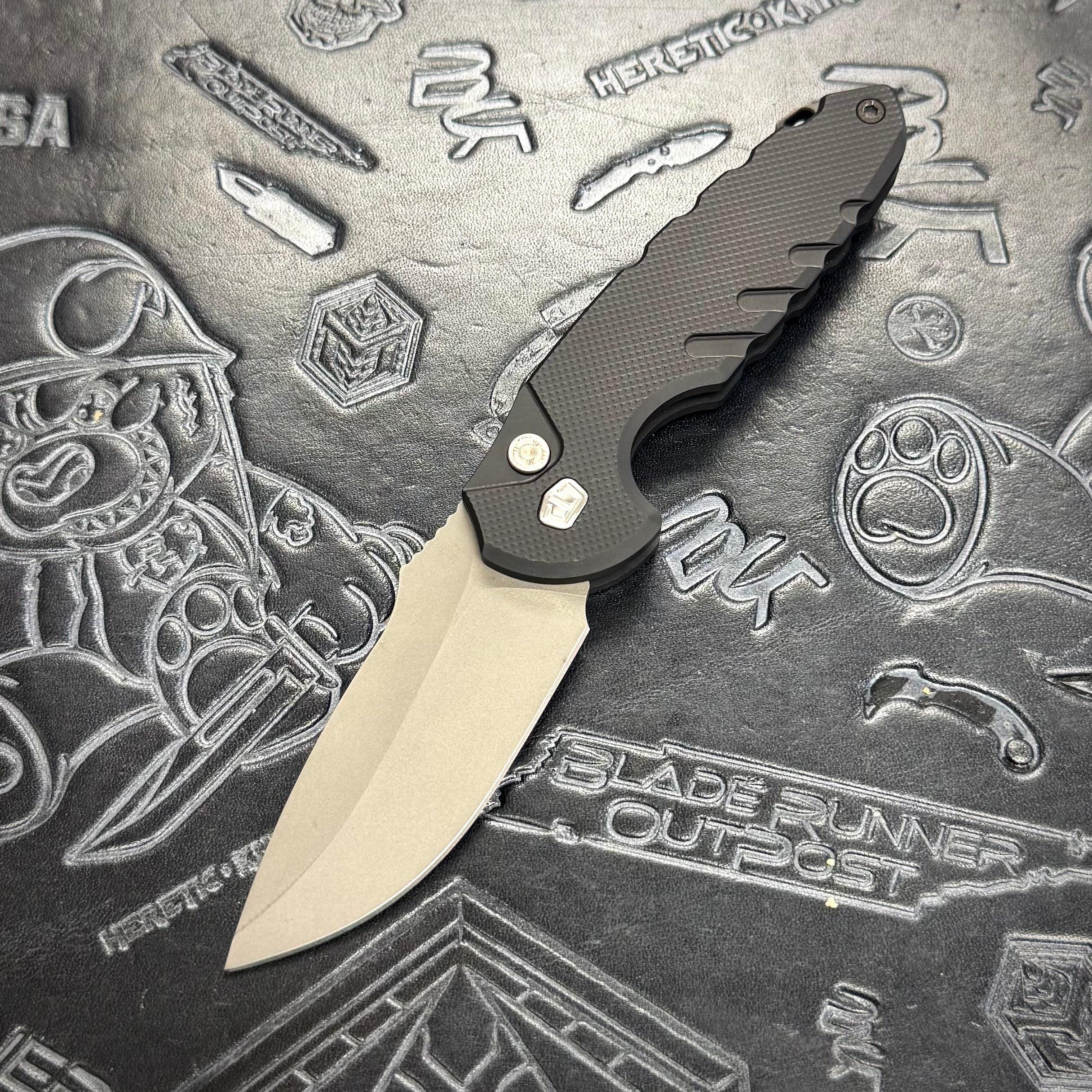 Blackside Customs - Bad Idea auto Prototype - 6061 Aluminum w/ Type 3 Hardcoat - Titanium Hardware - Grey Matter PSB27