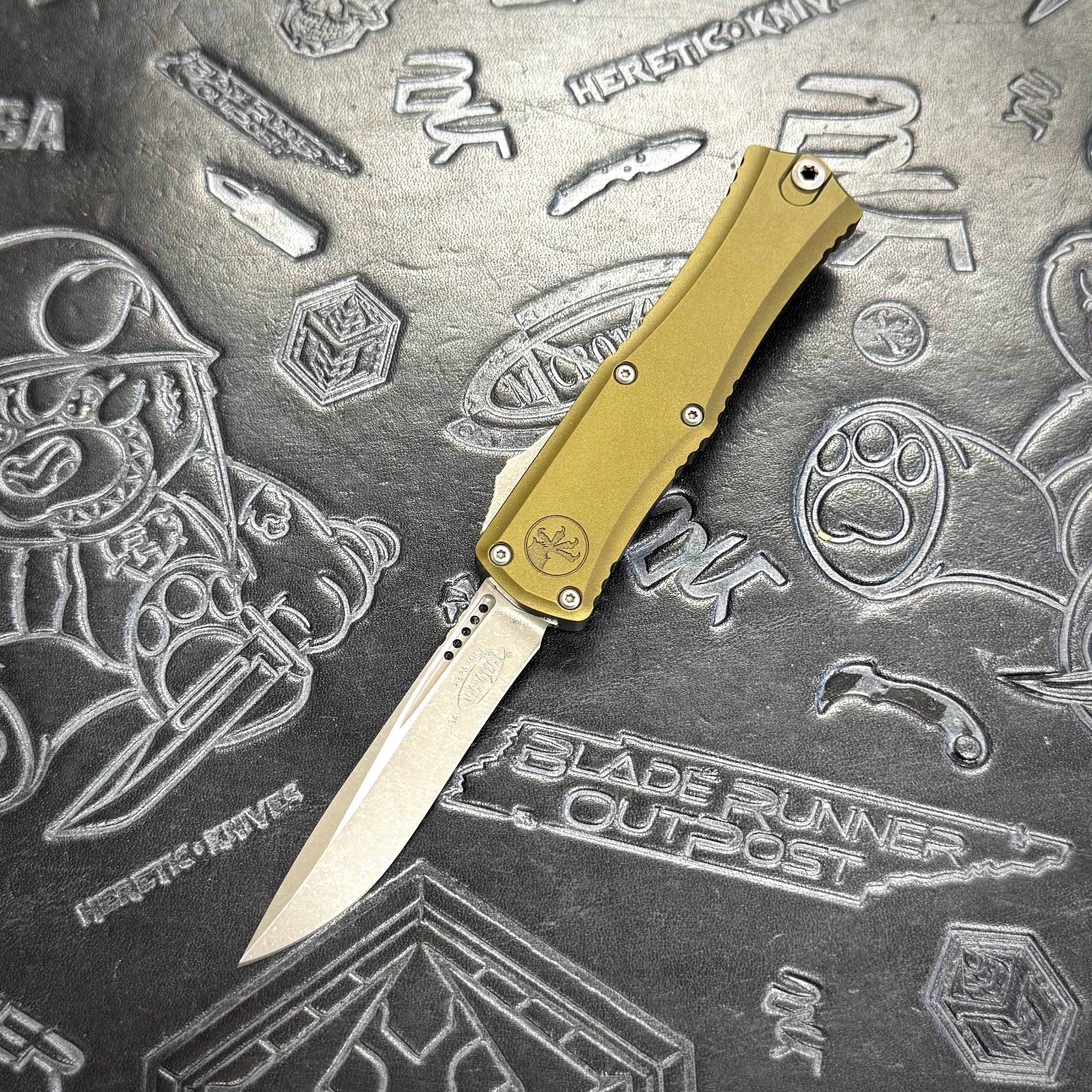 Microtech Hera II Mini - OD Green - Apocalyptic Recurve 1705M-10 APOD