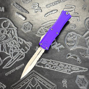 Microtech Hera II Mini - Stonewash Partial Serrated Double Edge 1702M-1- PU