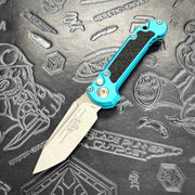 Microtech LUDT Gen III - Turquoise - Stonewash Tanto 1136-10 TQ