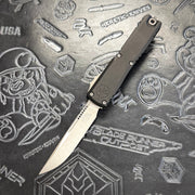 Microtech Ultratech ZBP - Black - Apocalyptic Single Edge 1121-10 AP
