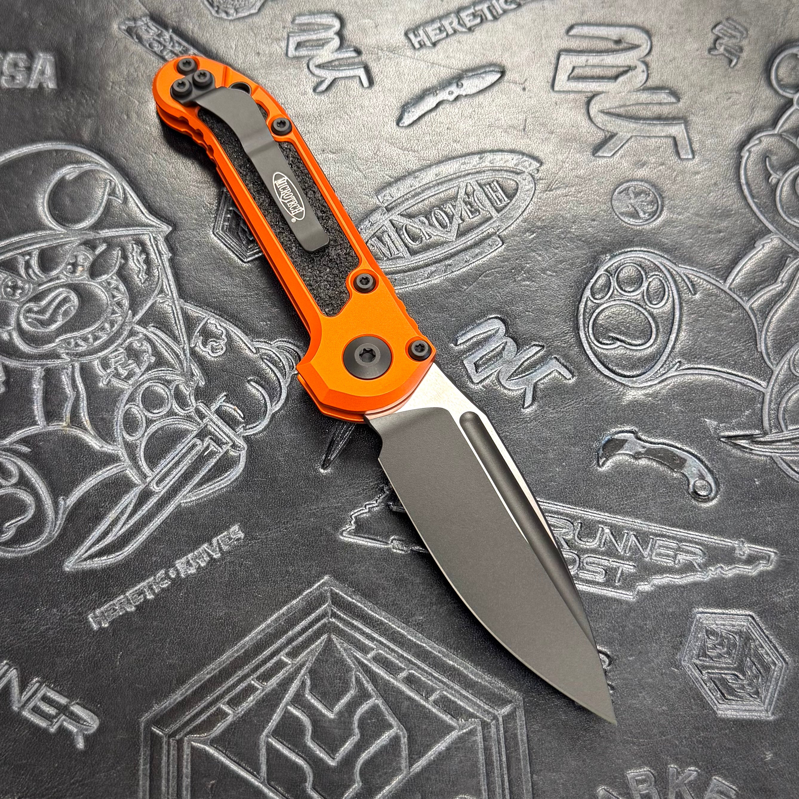 Microtech LUDT Gen III - Orange - Tactical Single Edge 1135-1 OR