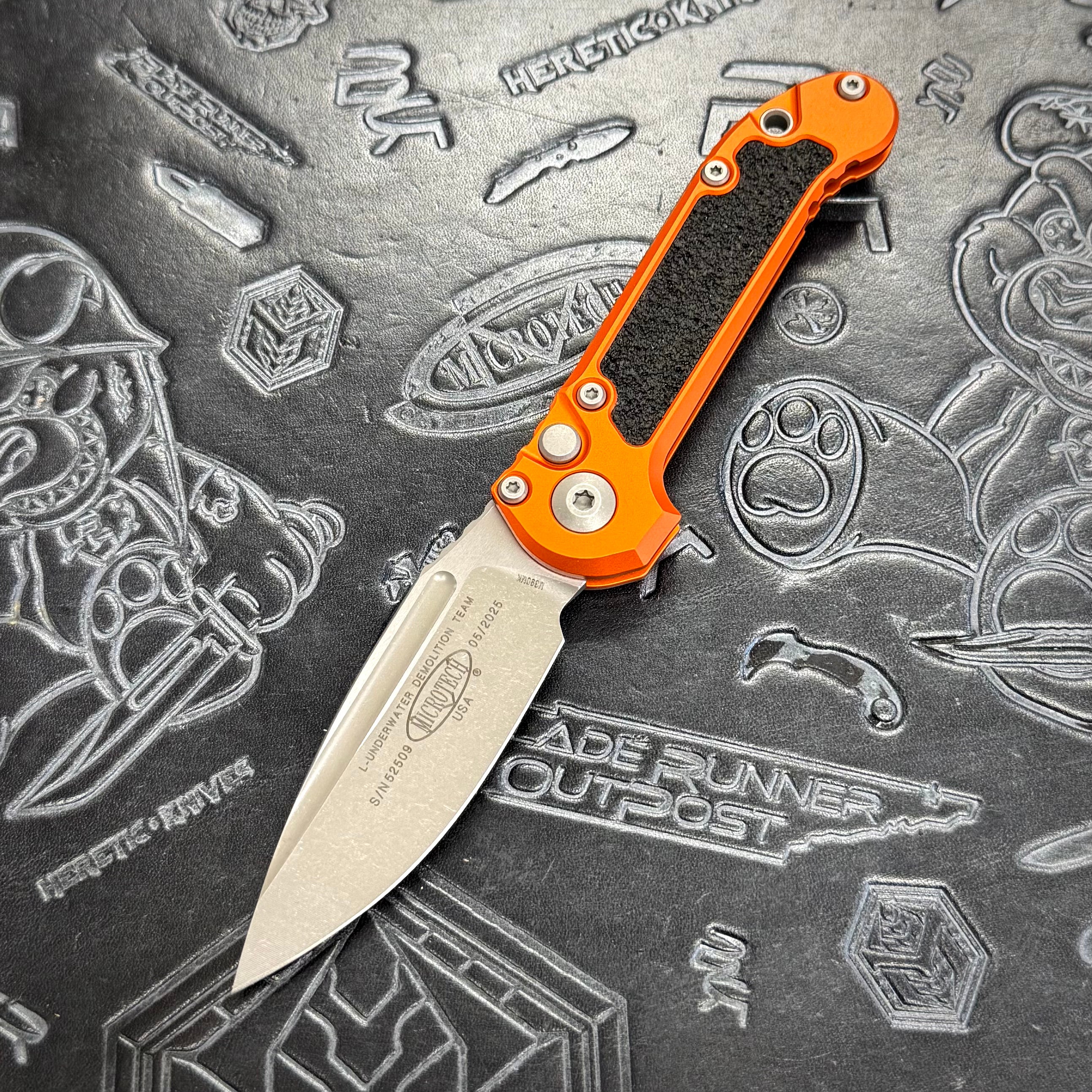 Microtech LUDT Gen III - Orange - Apocalyptic Drop Point 1135-10 APOR