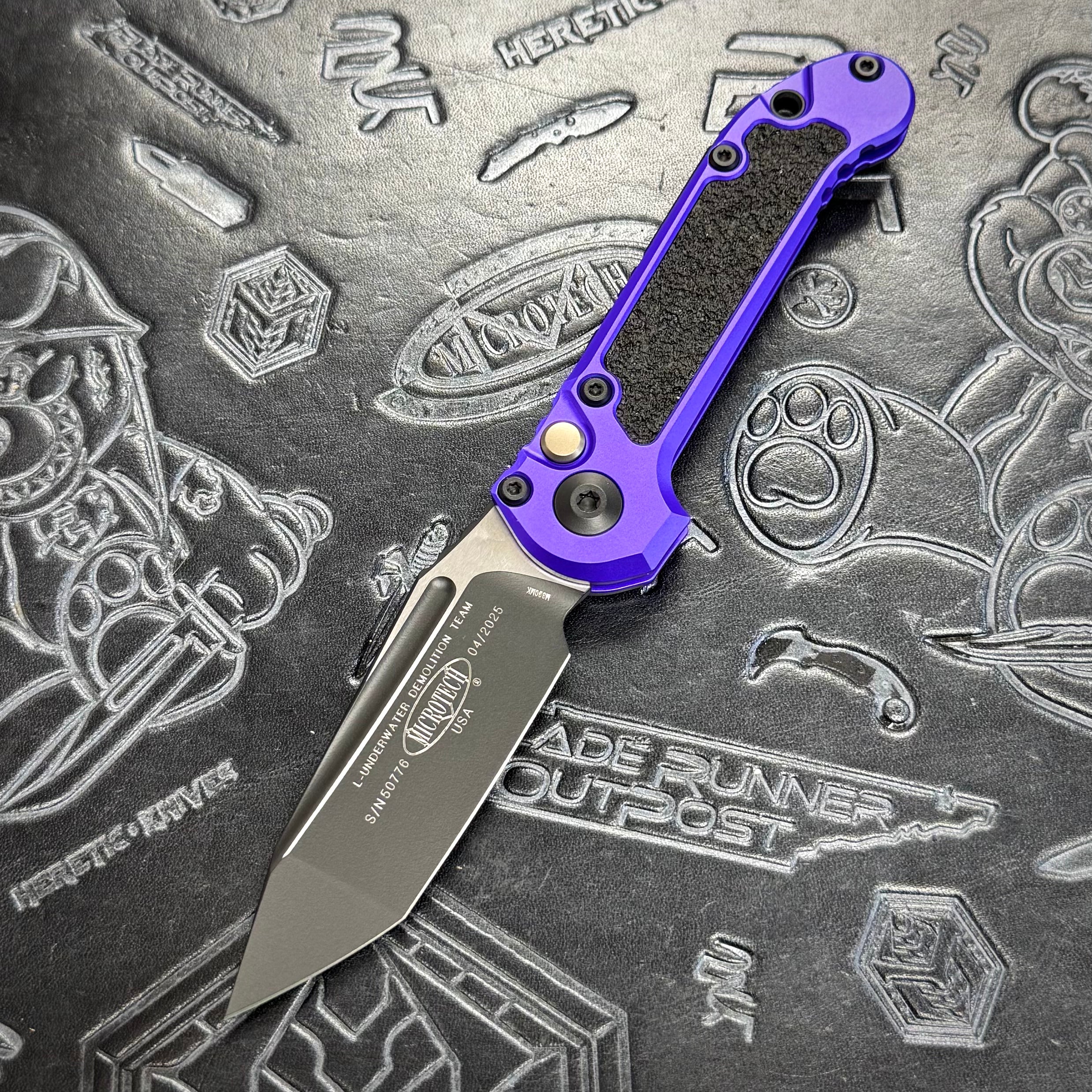 Microtech LUDT Gen III - Purple - Tactical Tanto 1136-1 PU