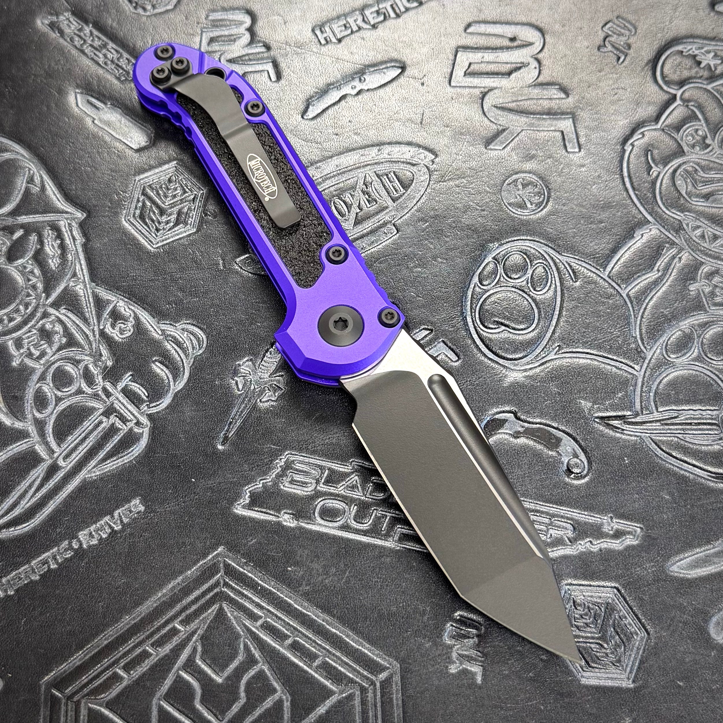 Microtech LUDT Gen III - Purple - Tactical Tanto 1136-1 PU