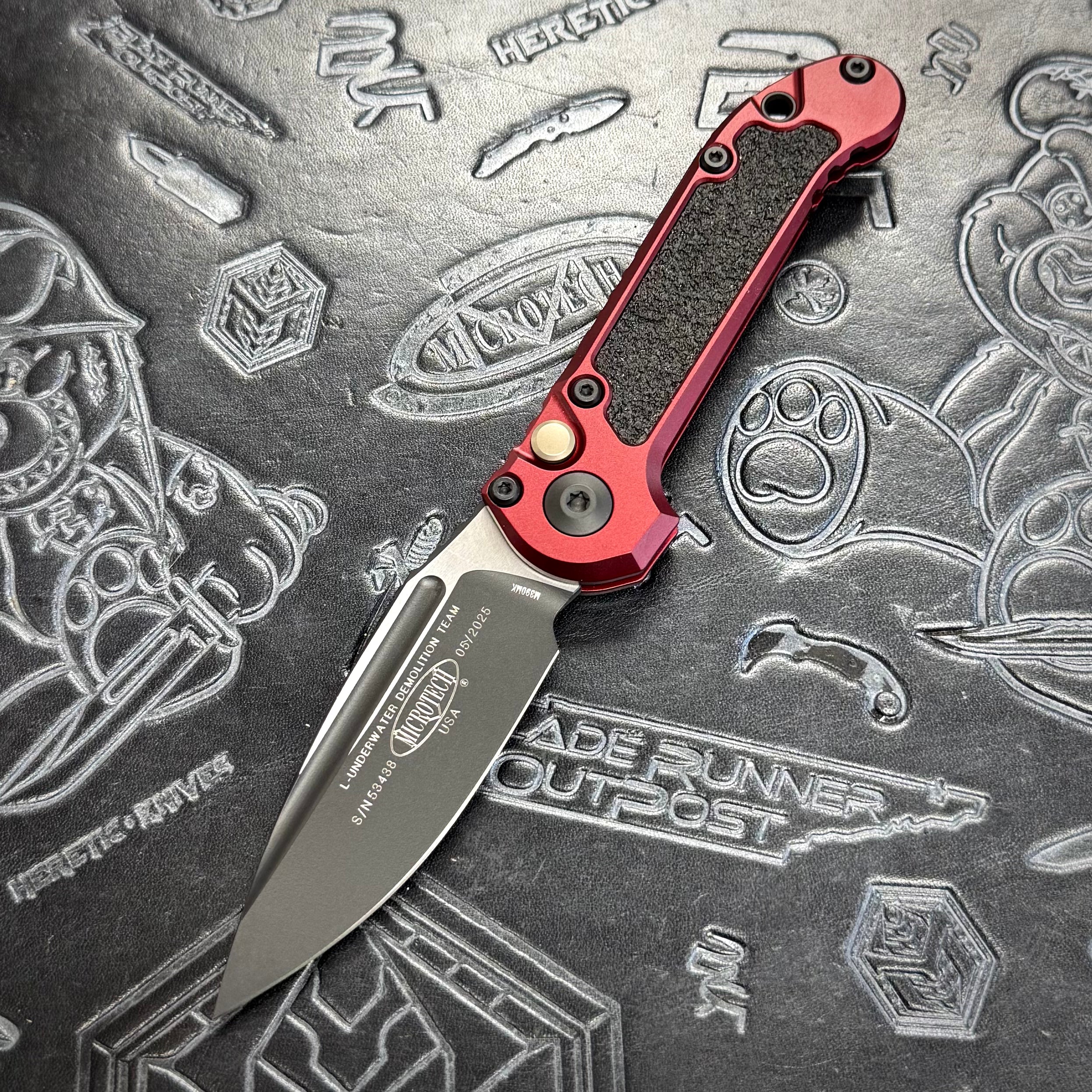 Microtech LUDT Gen III - Merlot - Tactical Drop Point 1135-1 MR