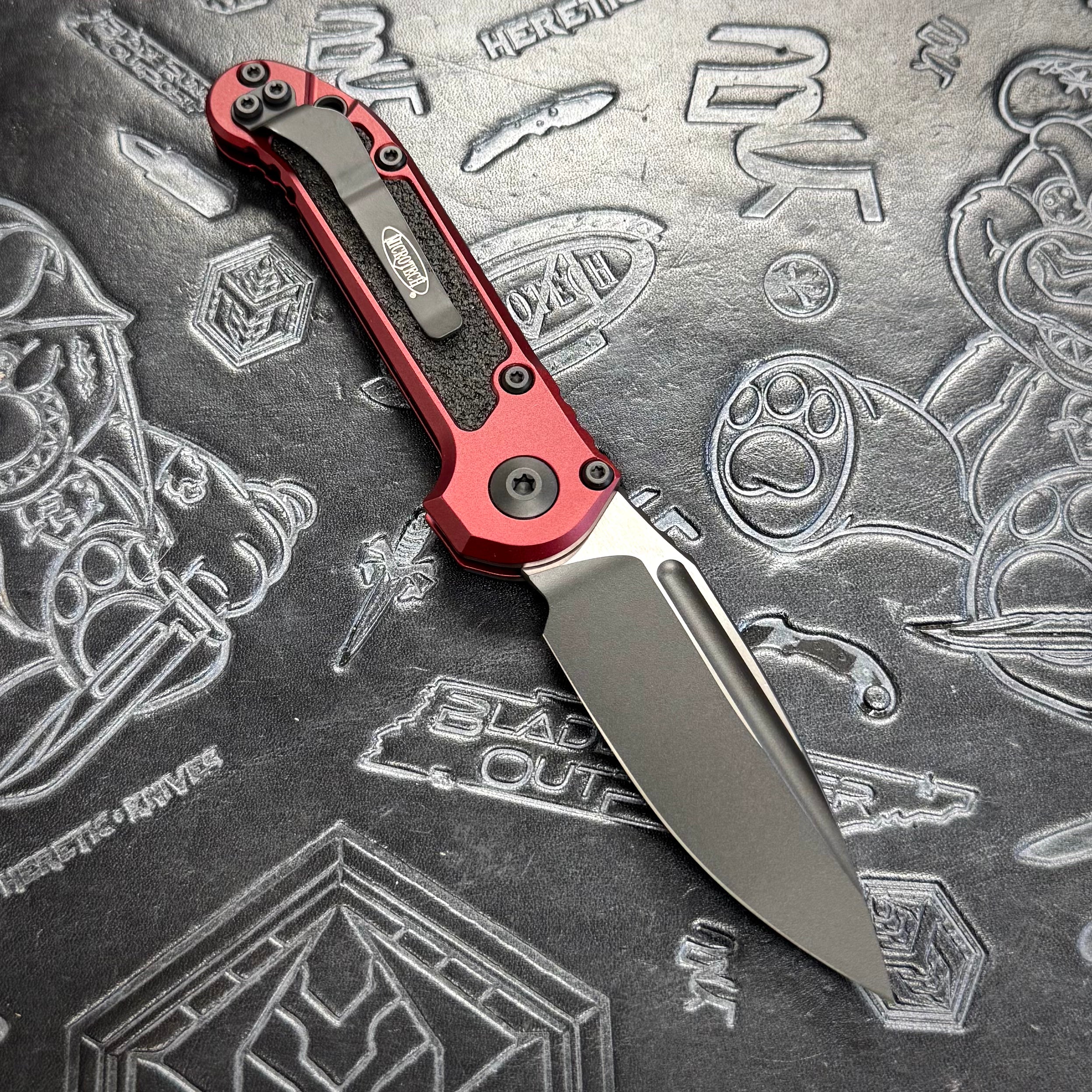 Microtech LUDT Gen III - Merlot - Tactical Drop Point 1135-1 MR