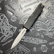 Microtech Ultratech ZBP - Black - Full Serrate Apocalyptic D/E 1122-12 AP