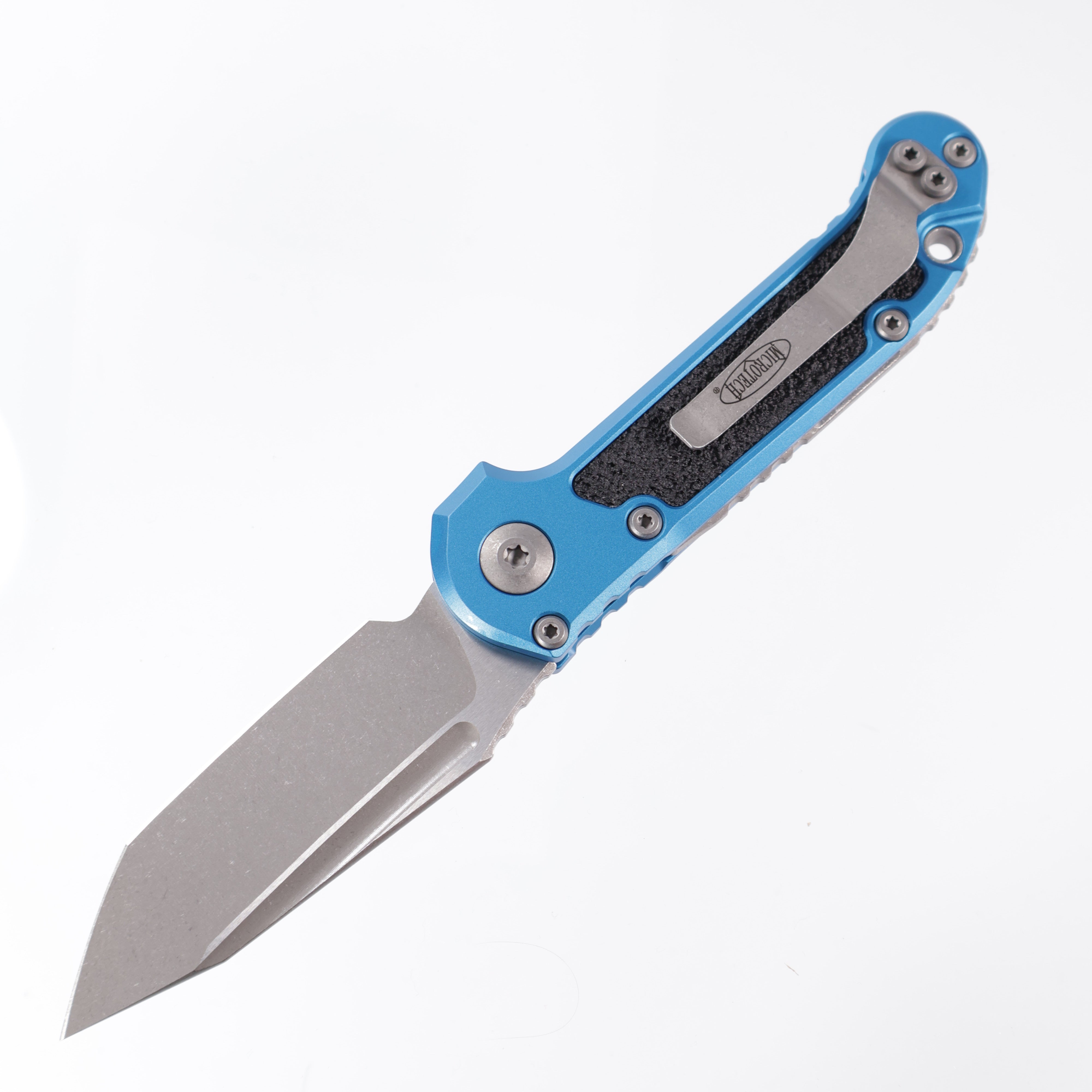 Microtech LUDT Gen III - Blue - Apocalyptic Tanto 1136-10 APBL