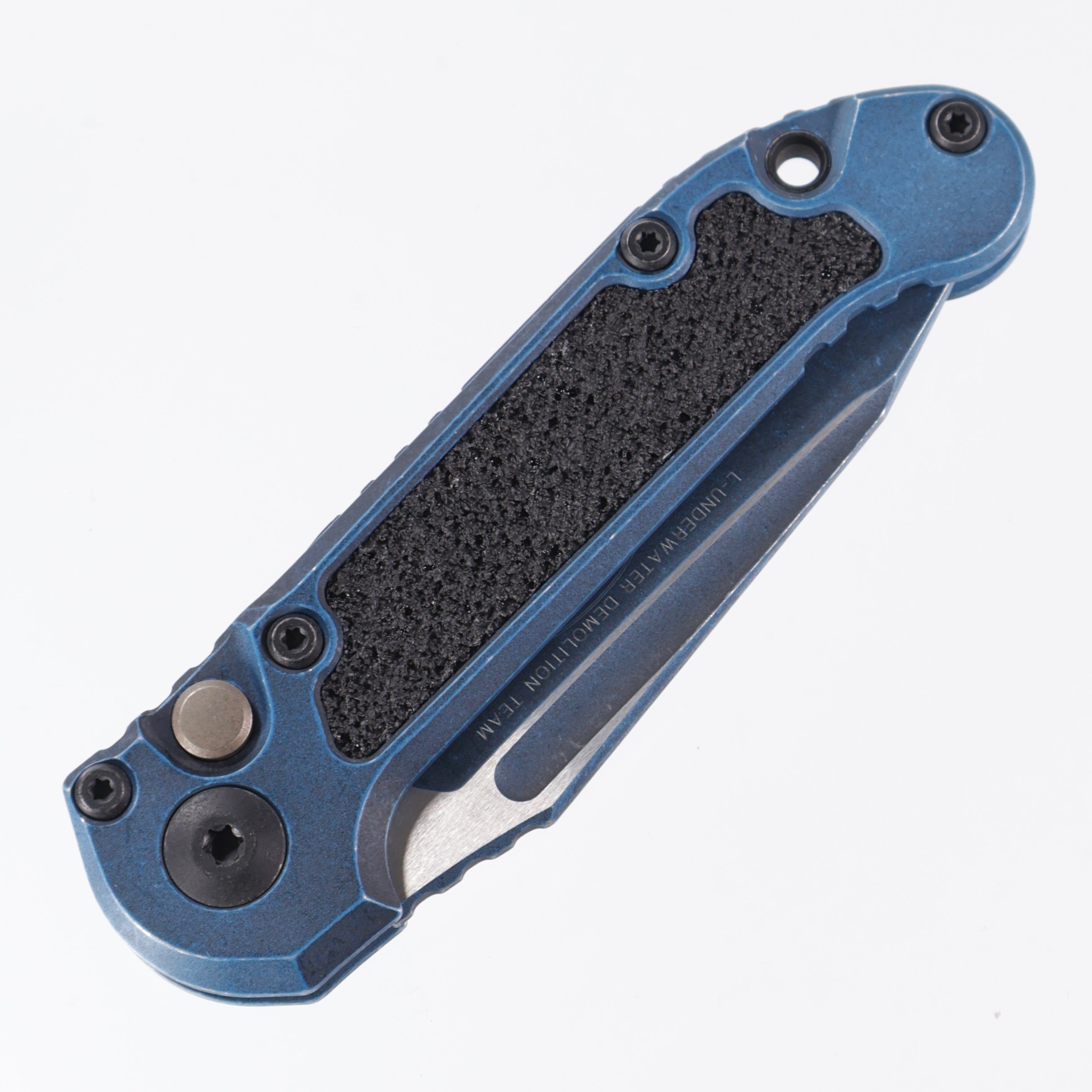 Microtech LUDT - Weathered Blue - Tanto M390MK - L.U.D.T Gen 3 III 1136-1 WBL