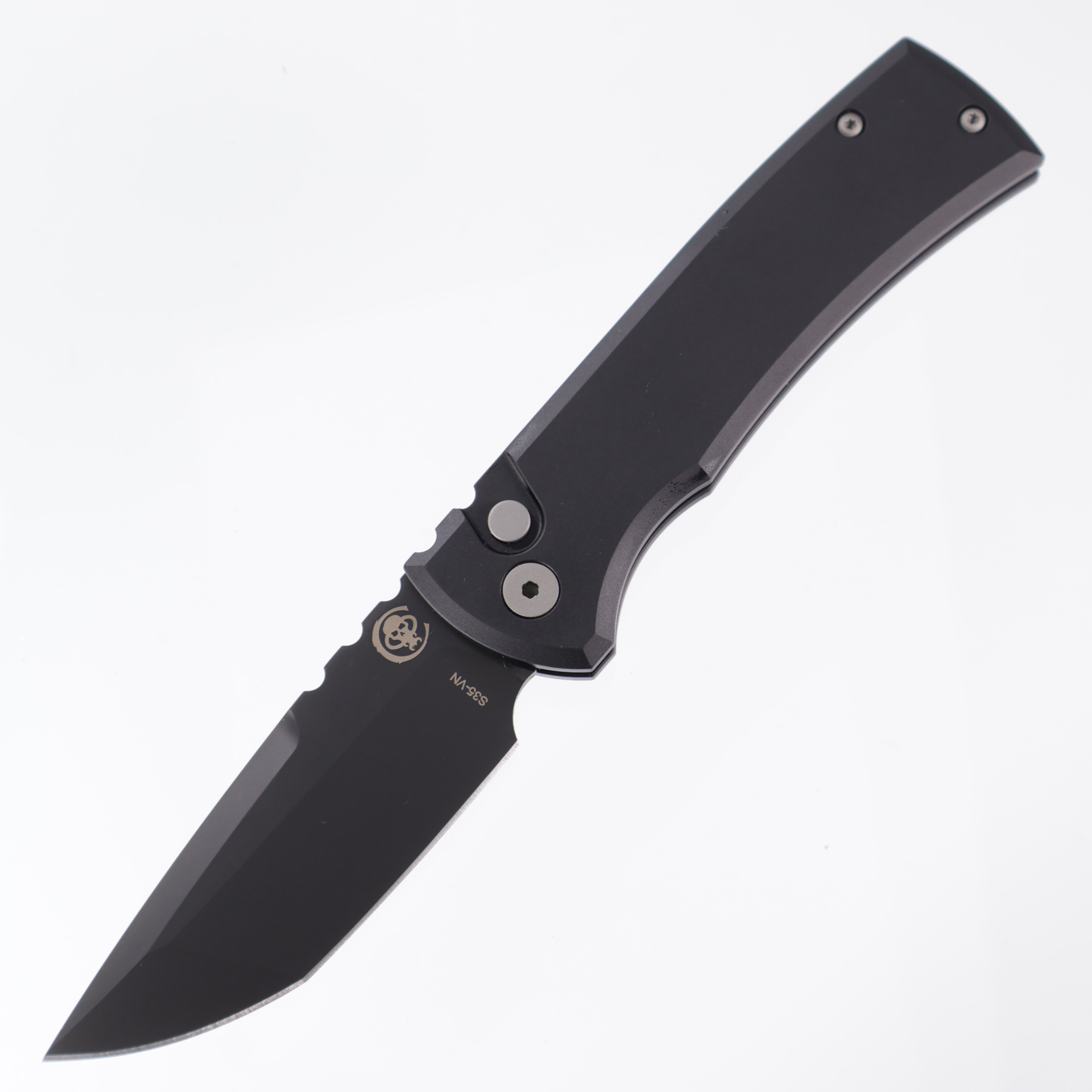 Protech x Chaves Redencion 229 - Black Aluminum - DLC S35VN - CK-1A10-2G3F-6D1