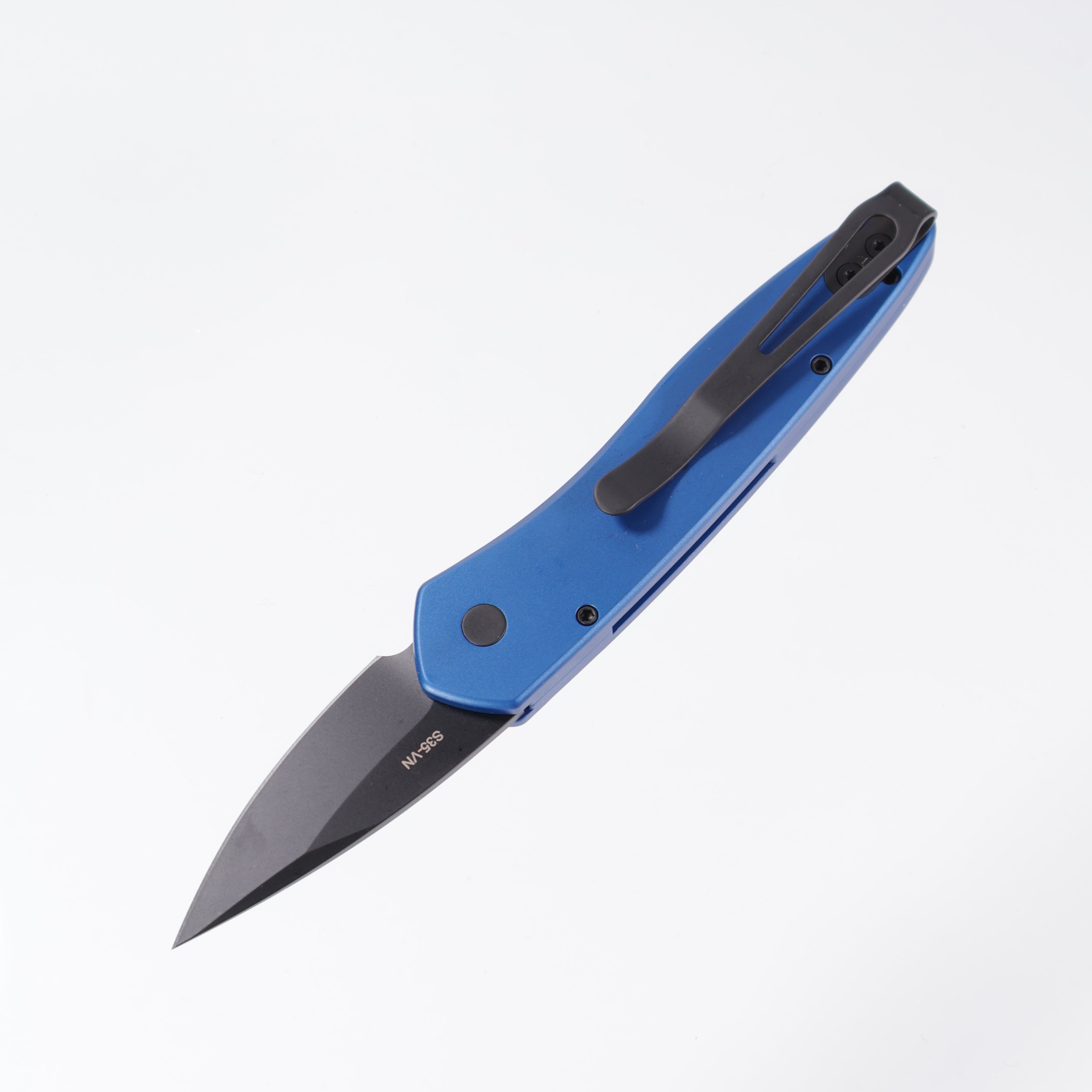 Protech Half-Breed - Blue Aluminum - DLC S35VN - 3607-BLUE
