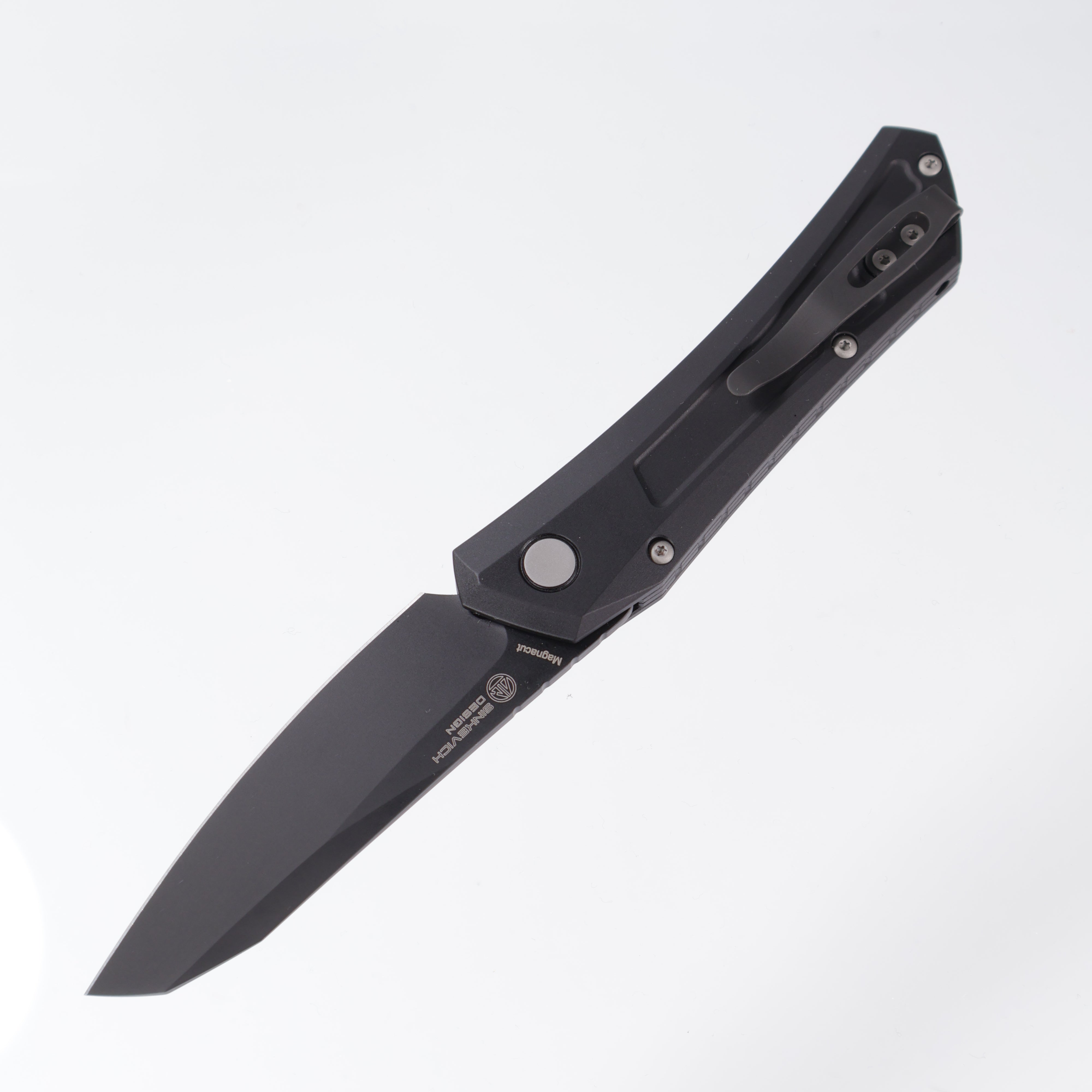 Pro-Tech Oligarch - Black Aluminum - DLC Magnacut - DS103