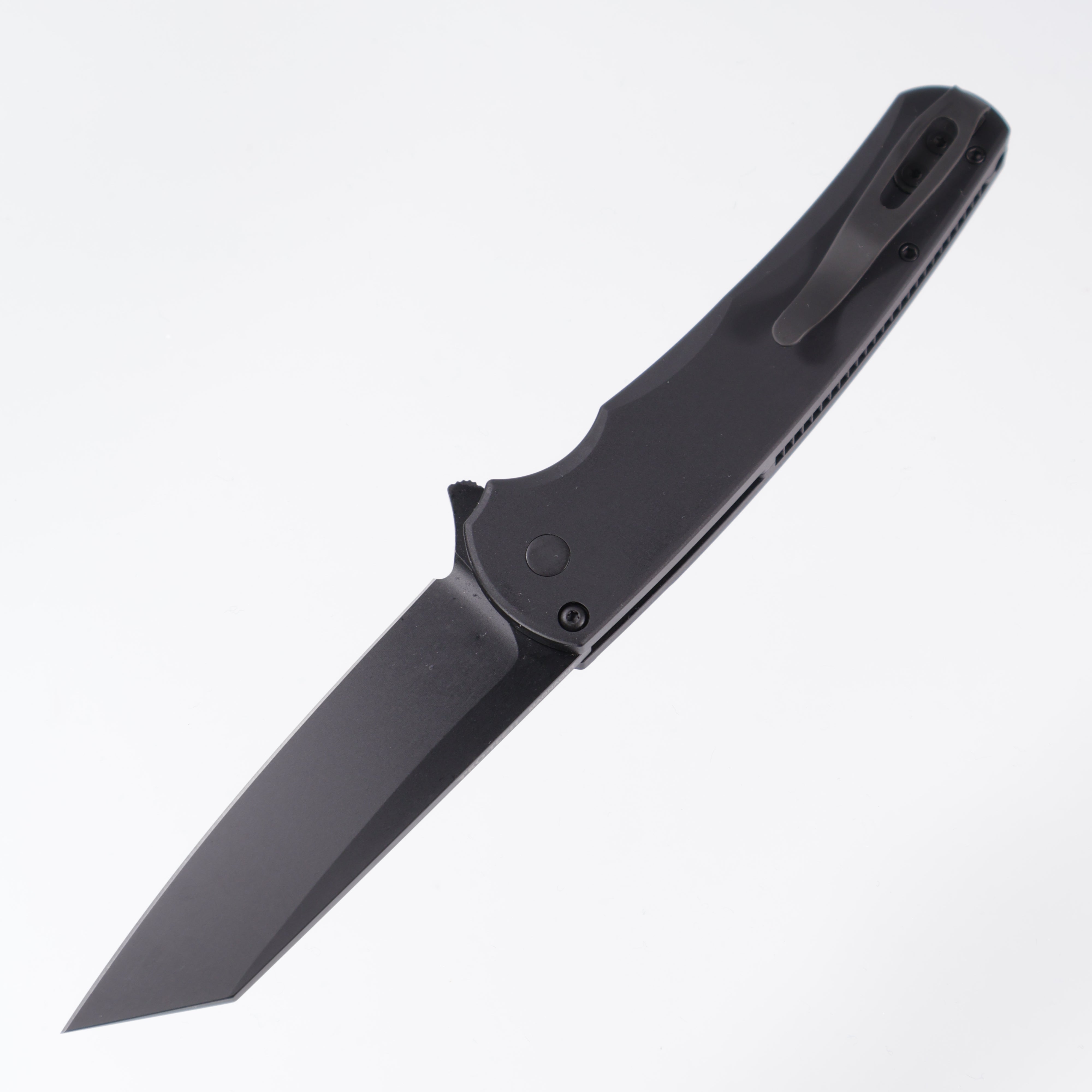 Pro-Tech Malibu - Black Aluminum - DLC Magnacut Reverse Tanto - 5403