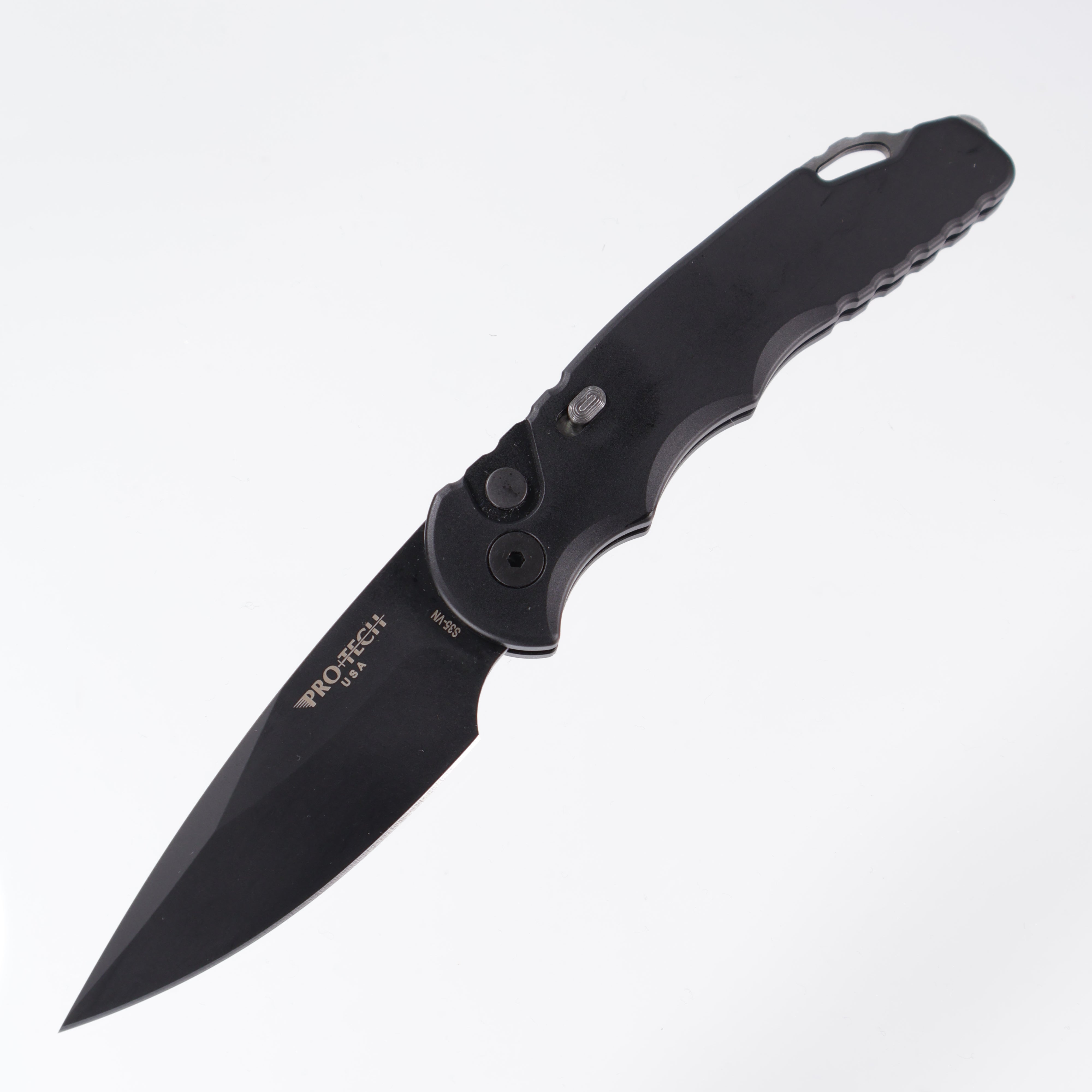 Pro-Tech TR-5 - Black Aluminum w/ Safety - DLC S35VN - T503