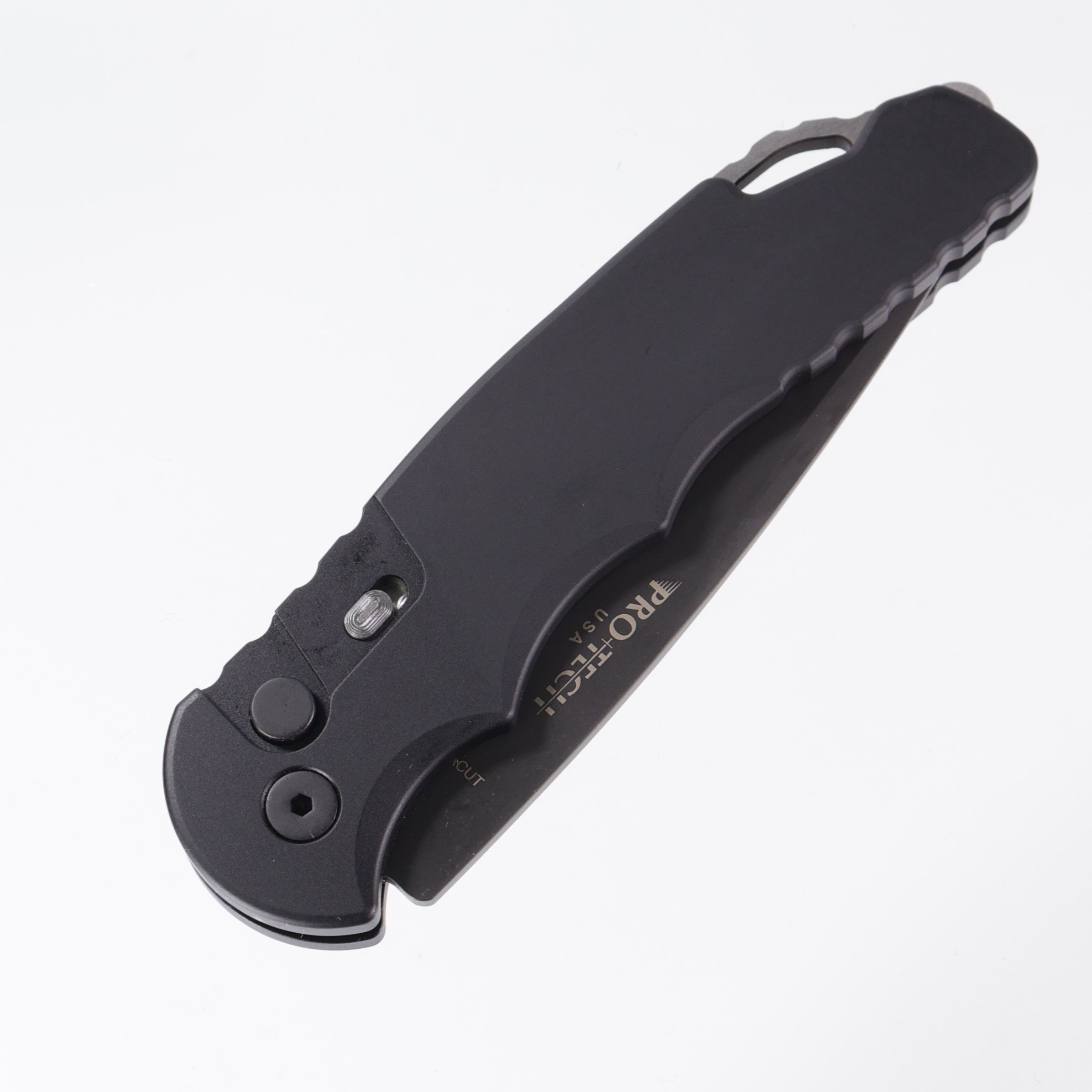 Pro-Tech TR-4 - Black Aluminum w/ Safety - DLC Magnacut - T4103